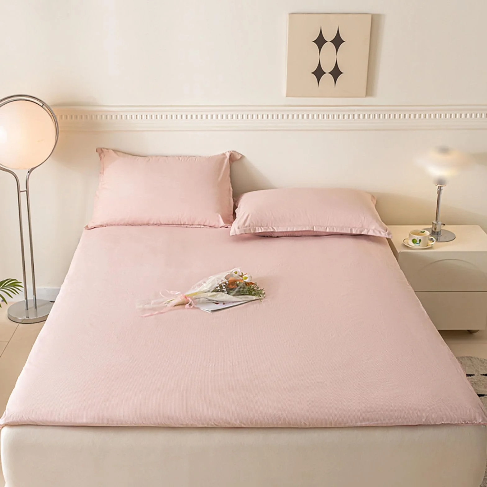 Housse De Matelas Futon avec Fermeture éclair Doux Amovible Protection Anti-poussière Brun 150x200cm