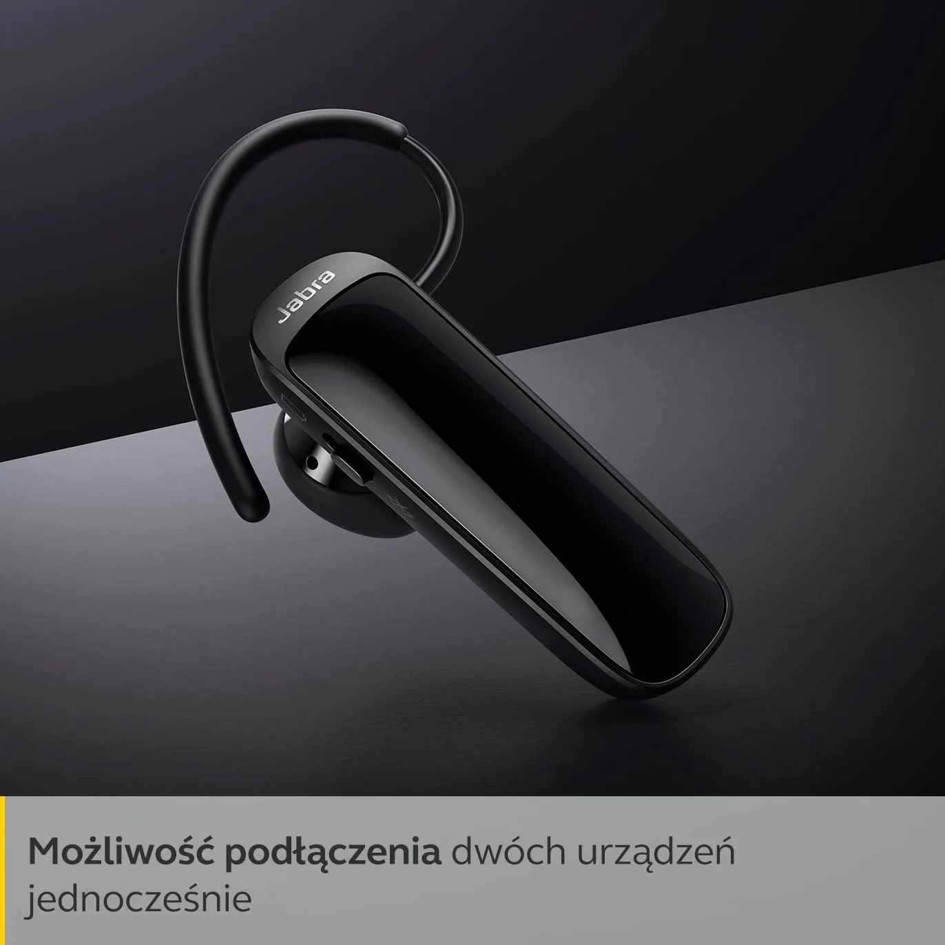 Jabra Talk 25 SE Mono Bluetooth - Bezprzewodowy Zestaw Słuchawkowy na Jedno Ucho - Wbudowany Mikrofon, Streaming Multimediów i Czas Rozmów do 9 Godzin - Kolor Czarny