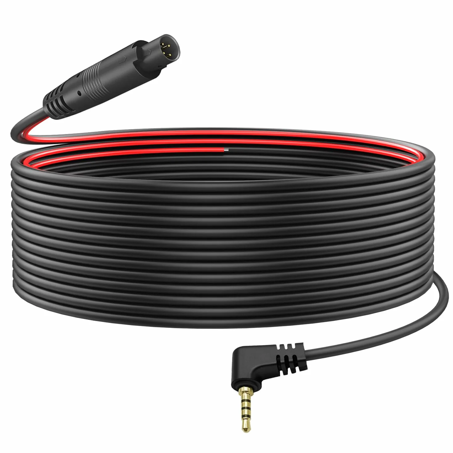 Wtyczka 4-pinowa na wtyczkę 2,5 mm Kabel przedłużający kamery samochodowej i kamery cofania Kabel zastępczy, 10M Kabel kamery samochodowej i kamery cofania, Odpowiedni dla ciężarówek, kamperów