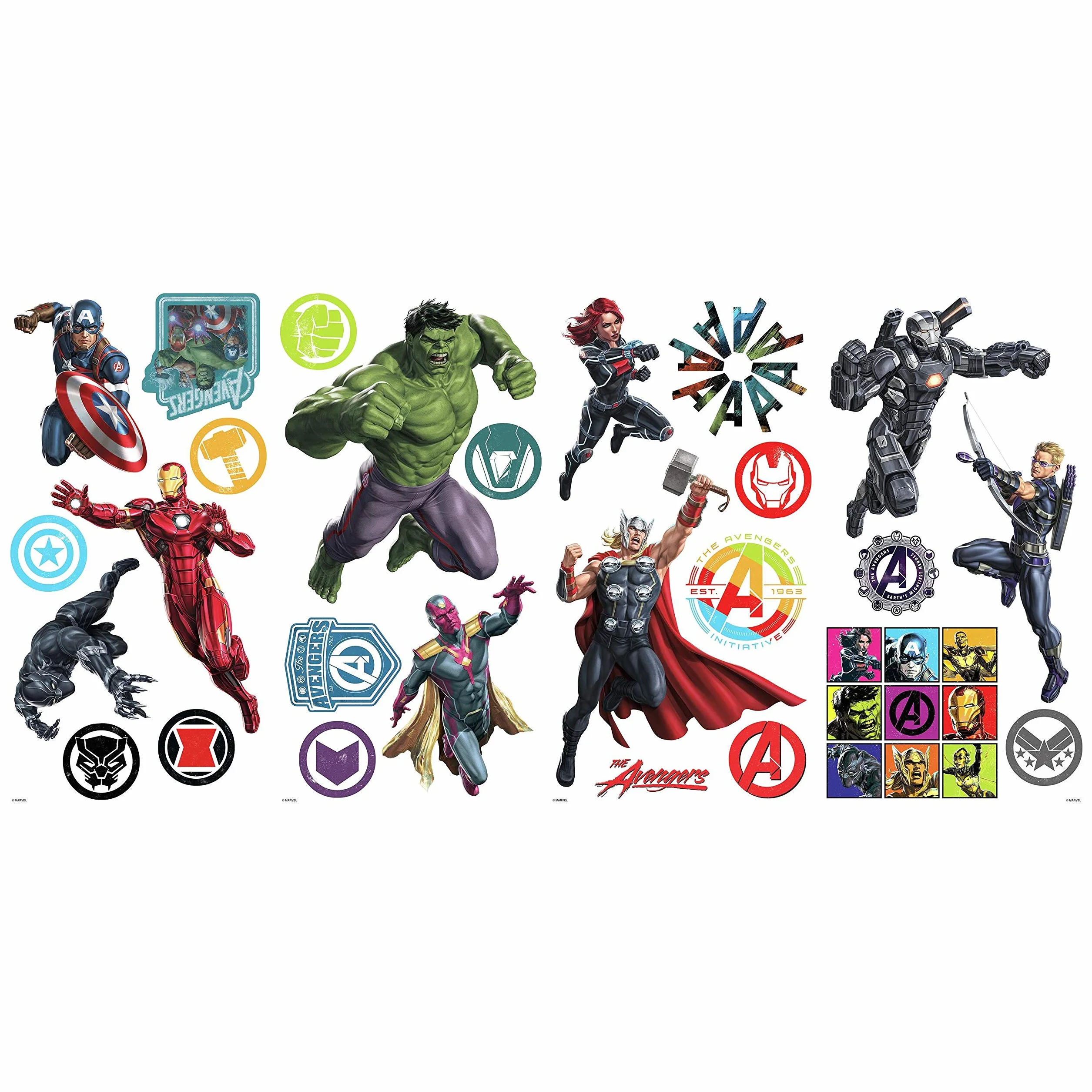 Naklejki Repositionnables Avengers Classic