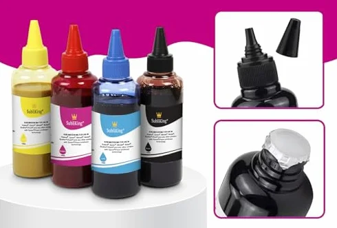 Encre de Sublimation Subliking 4x100ml CMYK Set pour Epson Ricoh Sawgrass