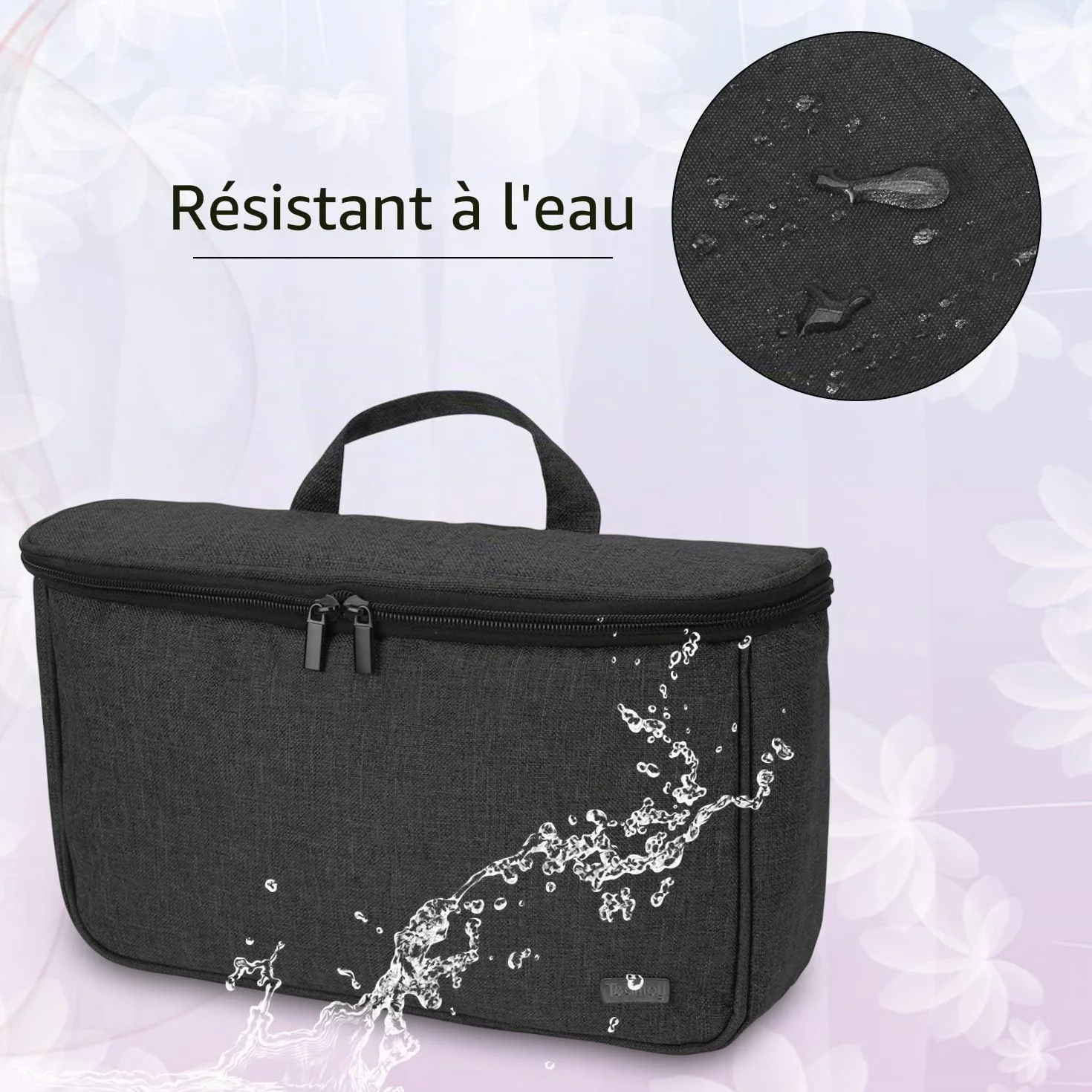 Teamoy Sac de Rangement pour Dyson Airwrap, Étui Portable, Noir