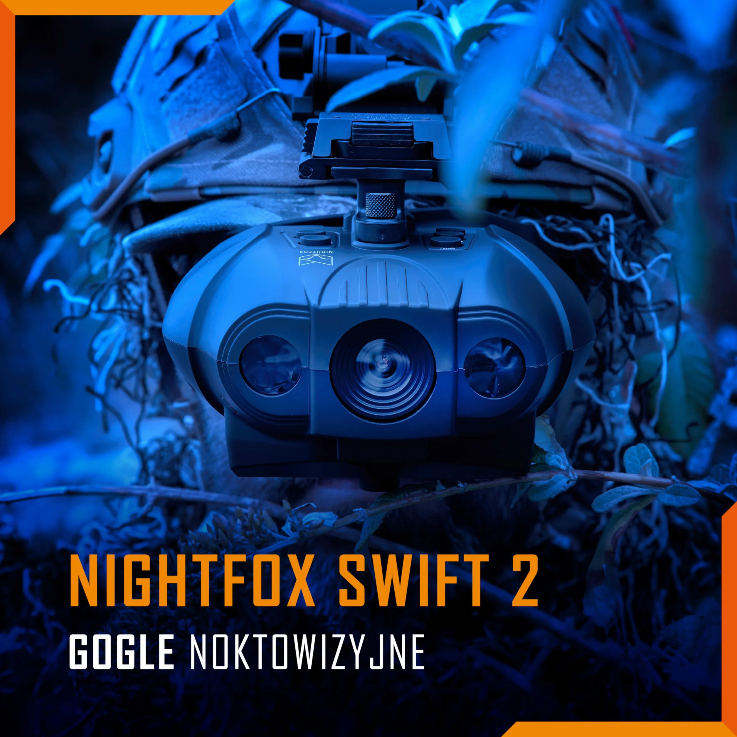 Nightfox Swift 2 Pro Gogle noktowizyjne | Mocowane na głowie | Powiększenie 1x | HD 1080P | Ładowanie przez USB | Cyfrowe lornetki noktowizyjne na podczerwień
