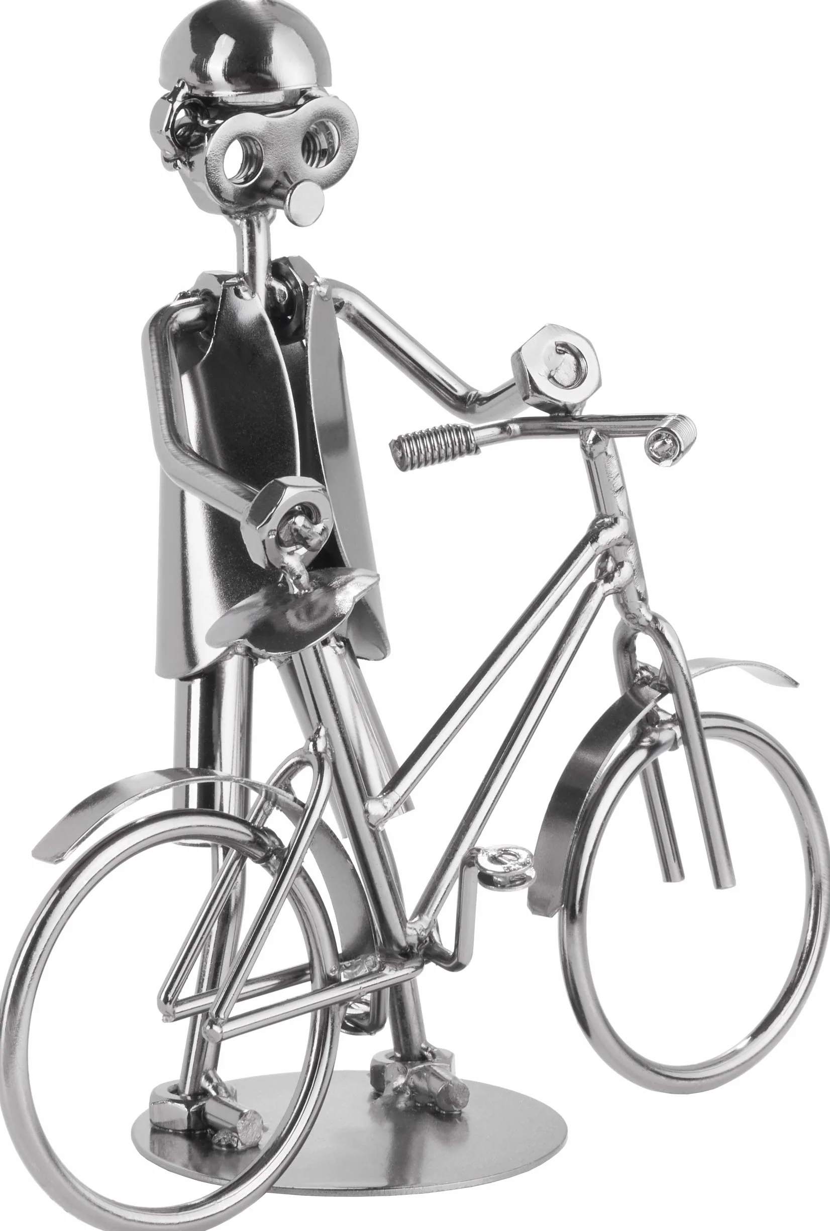 BRUBAKER Figure en Fer Fait Main Homme de Métal pour Cycliste