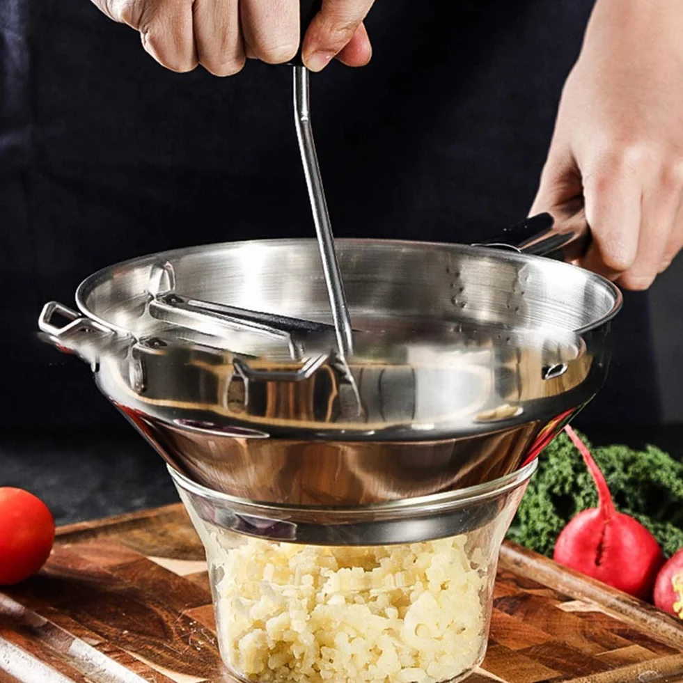 Moulin à aliments en acier inoxydable pour écraser légumes pommes de terre