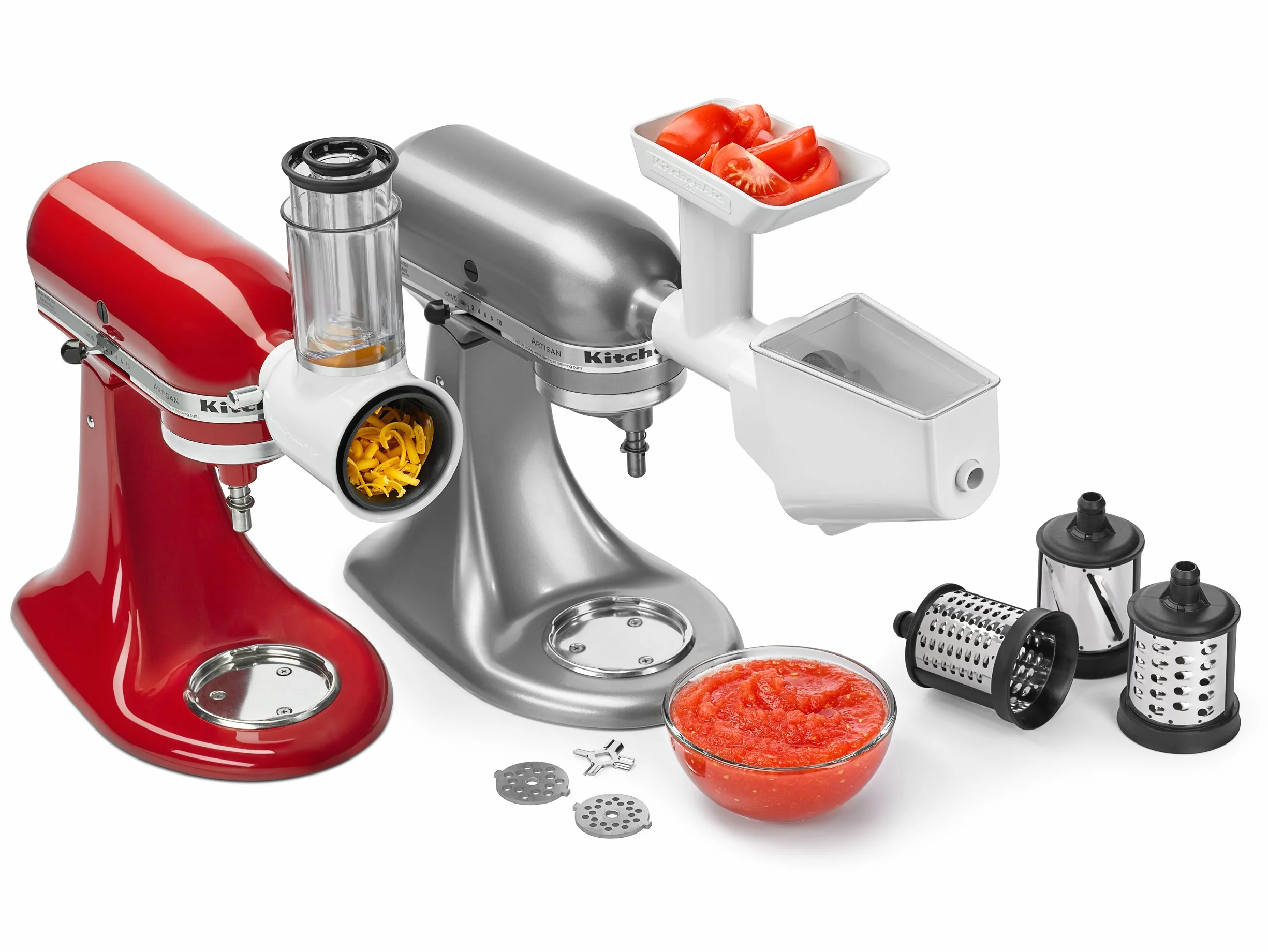 KitchenAid 5KSMFPPC Kit de 3 Accessoires, Blanc