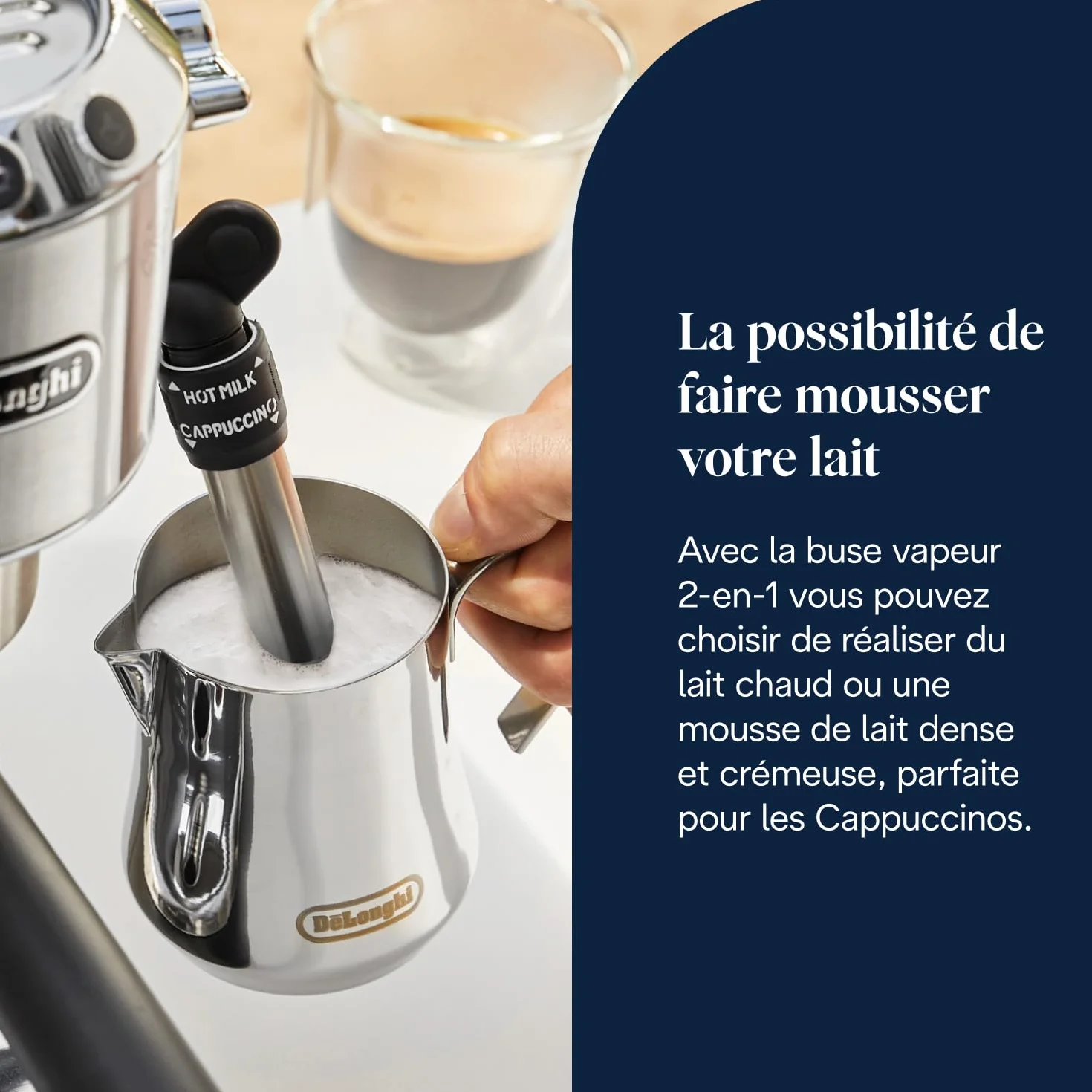De'Longhi Dedica Style EC685.M Machine à Expresso 15 cm 1 L Métal Dosettes E.S.E