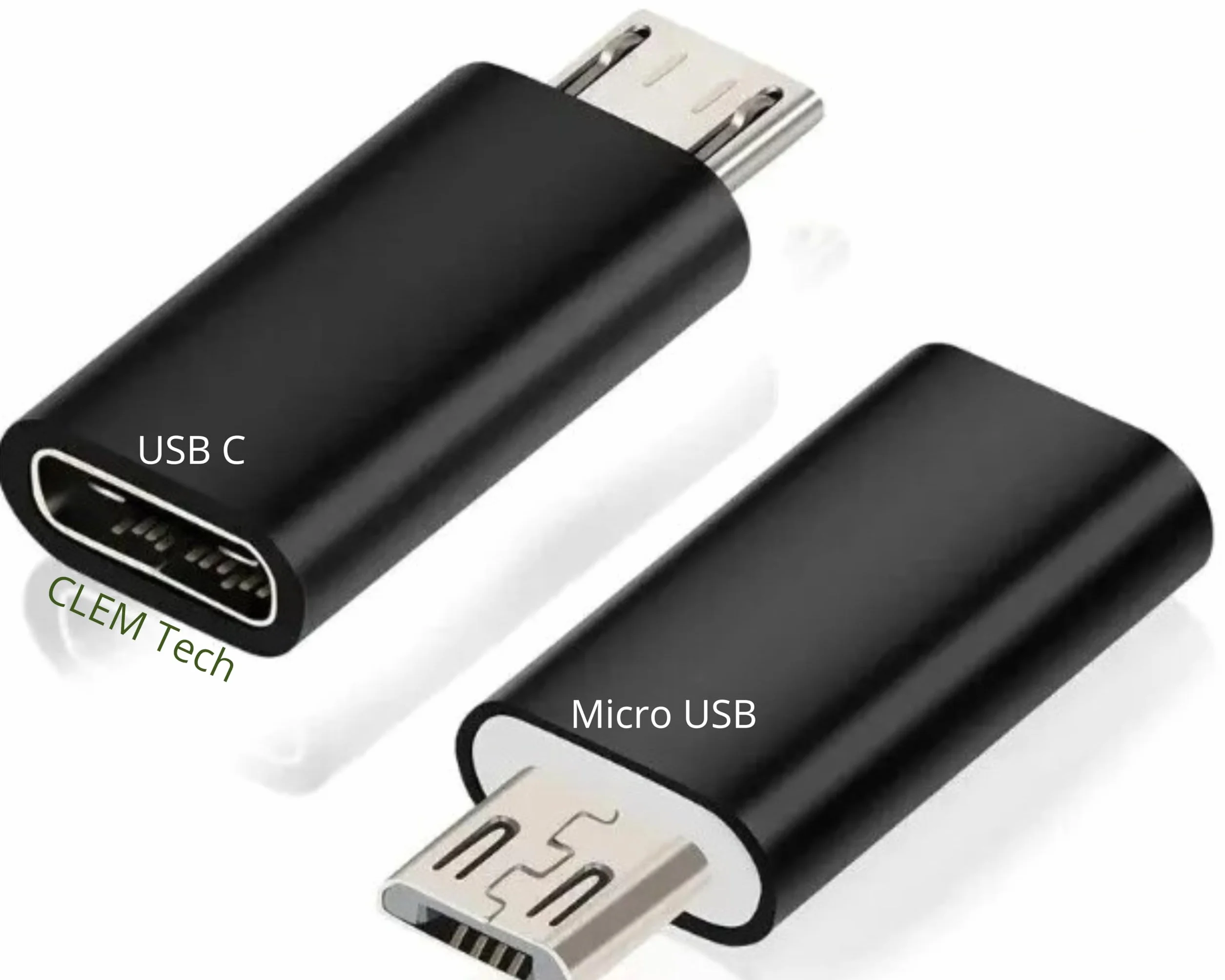 Adaptateur USB-C vers Micro USB Lot de 2 Clem Tech
