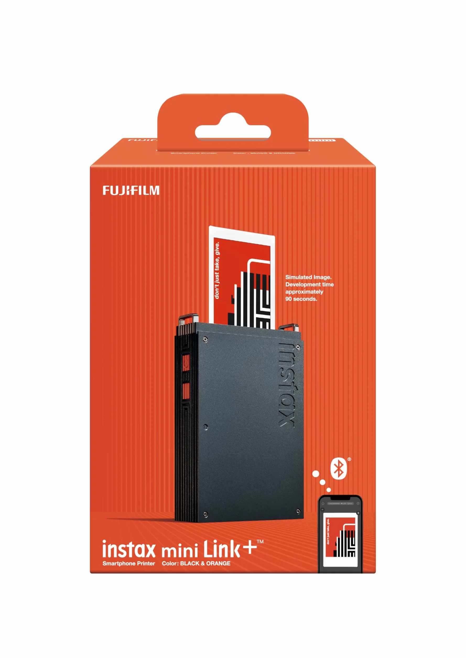 Drukarka Zdjęć instax mini LINK+ do Smartfonów, Łączność Bluetooth, Rozszerzone Opcje Edycji Zdjęć dla Smartfonów z Systemem iOS/Android, Wykorzystuje Film instax Mini