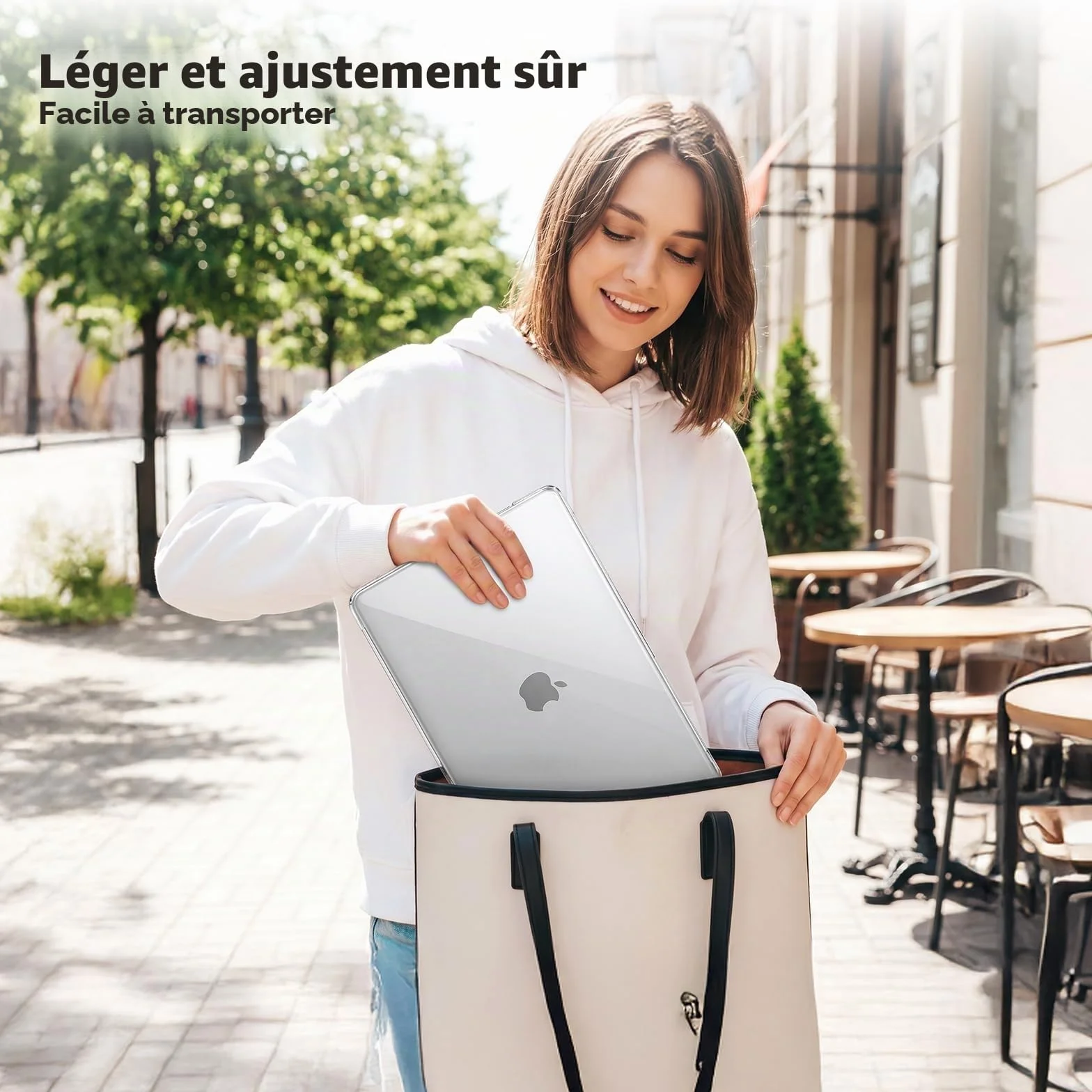 Coque Compatible MacBook Neo 13 Pouces A18 Pro A3404, Étui Protection Transparent Cristal