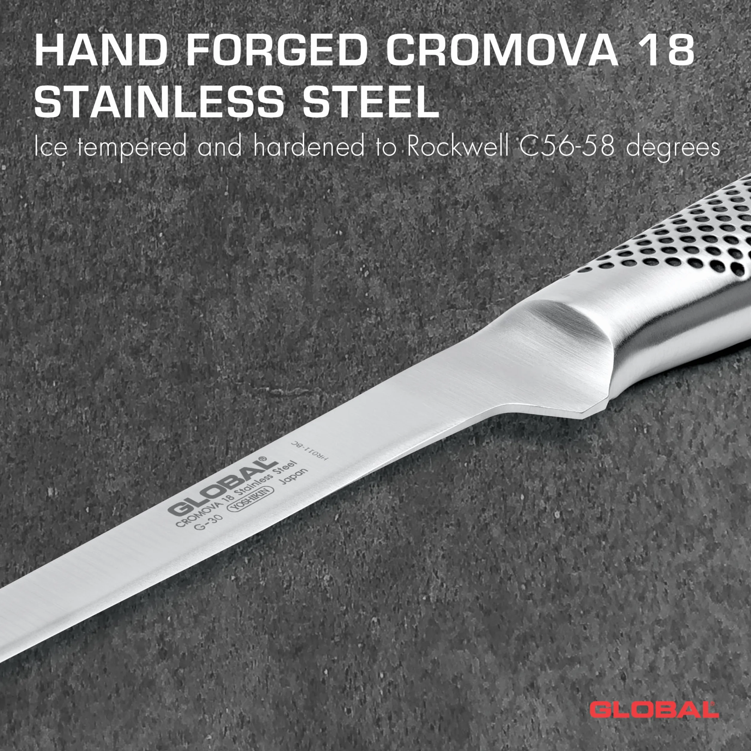 Global Couteau à Filet suédois G-30.