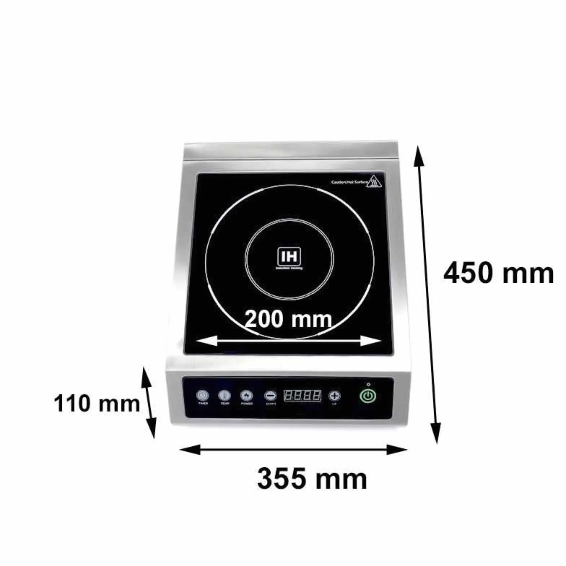 Plaque à Induction 3500W Digitale - Écran LCD - 60 à 240°C - Minuteur - Sécurité - Professionnelle