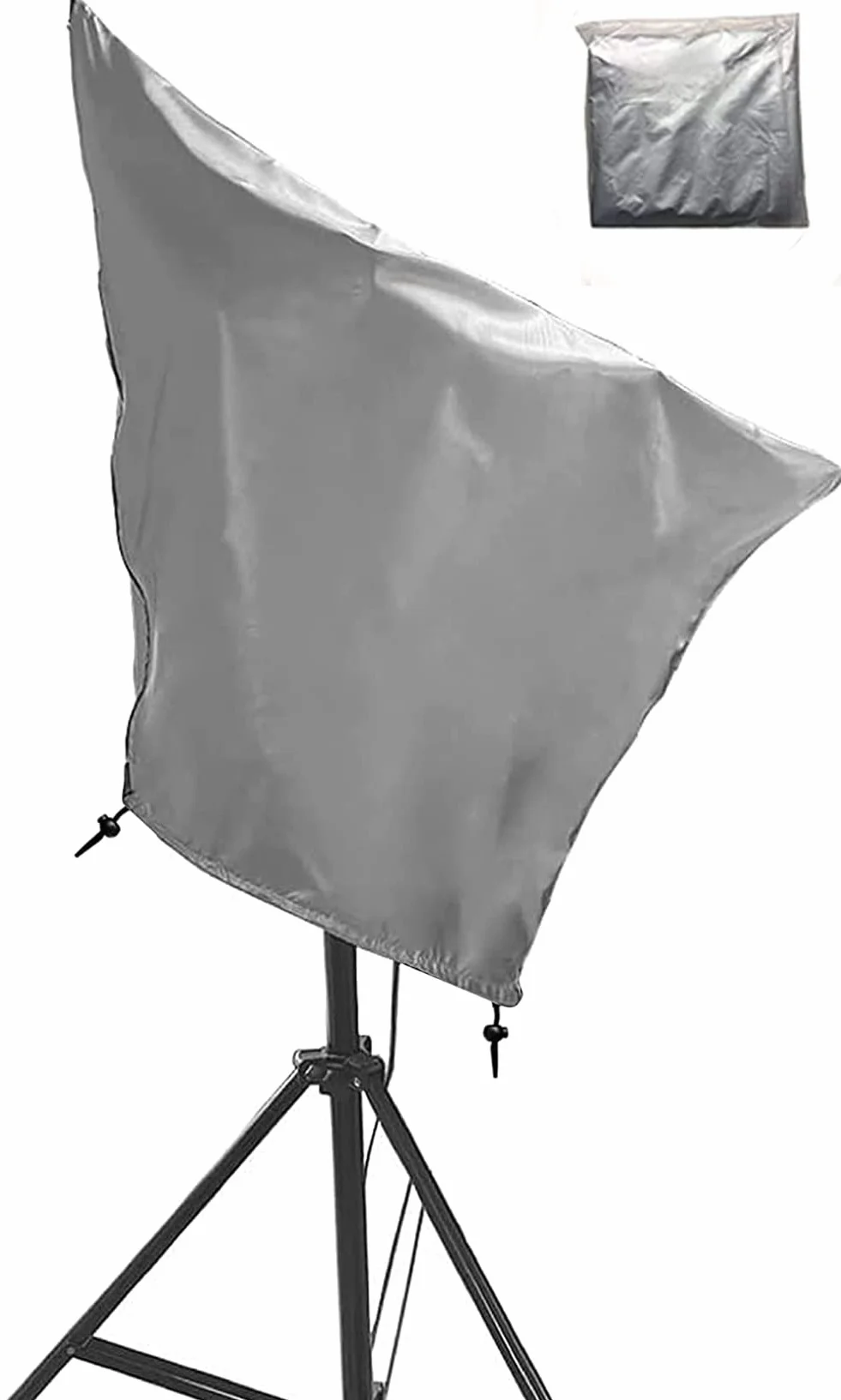 Pokrowiec teleskopowy wodoodporny odporny na słońce na zewnątrz astronomiczny pokrowiec teleskopowy z regulowanym sznurkiem do skywatcher Celestron ZEISS, srebrny 59 (1499 mm) x 33,5 (851 mm) cal