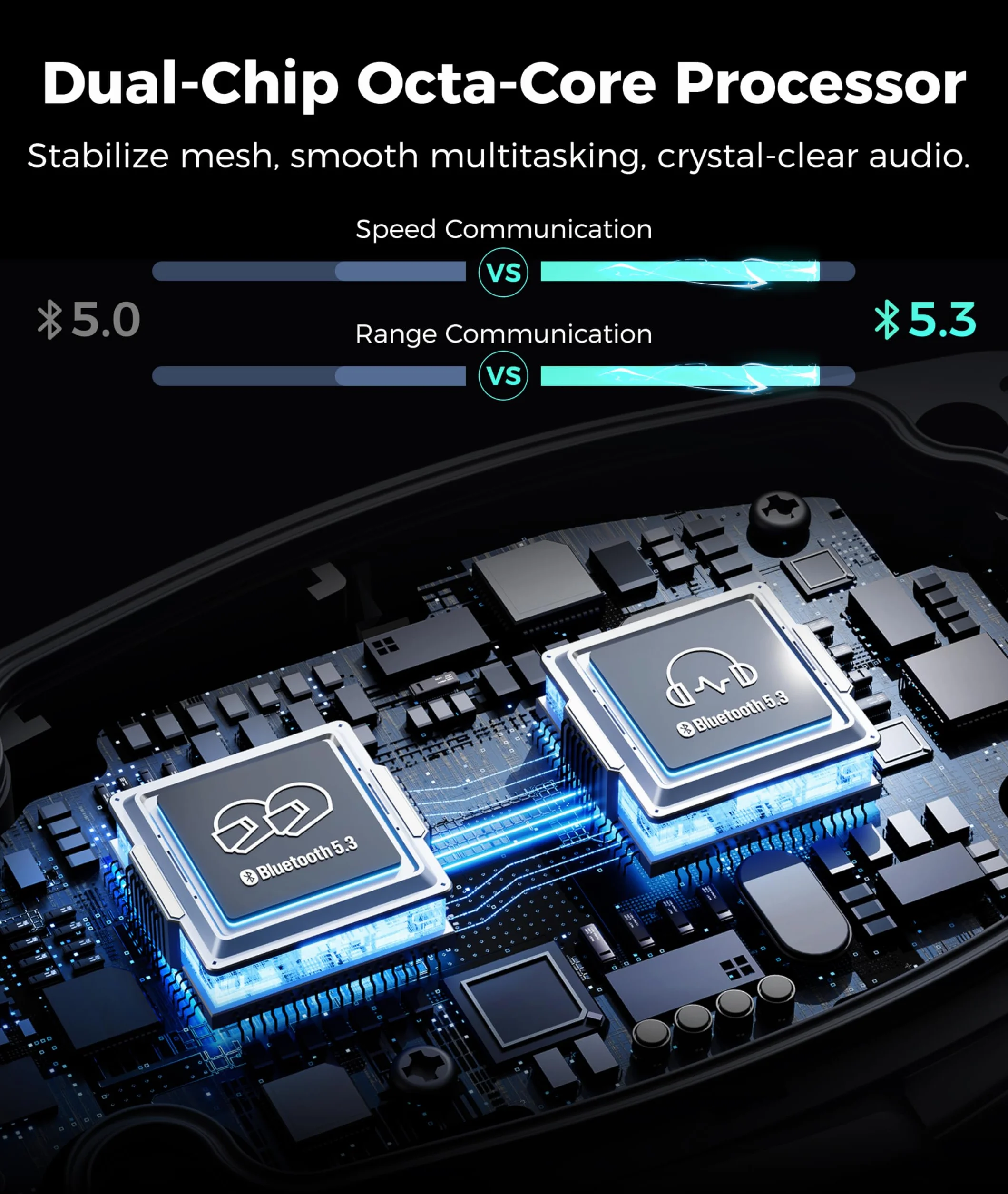 ASMAX F1s Motocyklowy zestaw słuchawkowy Bluetooth z inteligentnym sterowaniem głosowym, systemy komunikacji z kaskiem siatkowym, podwójny chip z wielozadaniowością dźwięku, udostępnianie muzyki, ENC