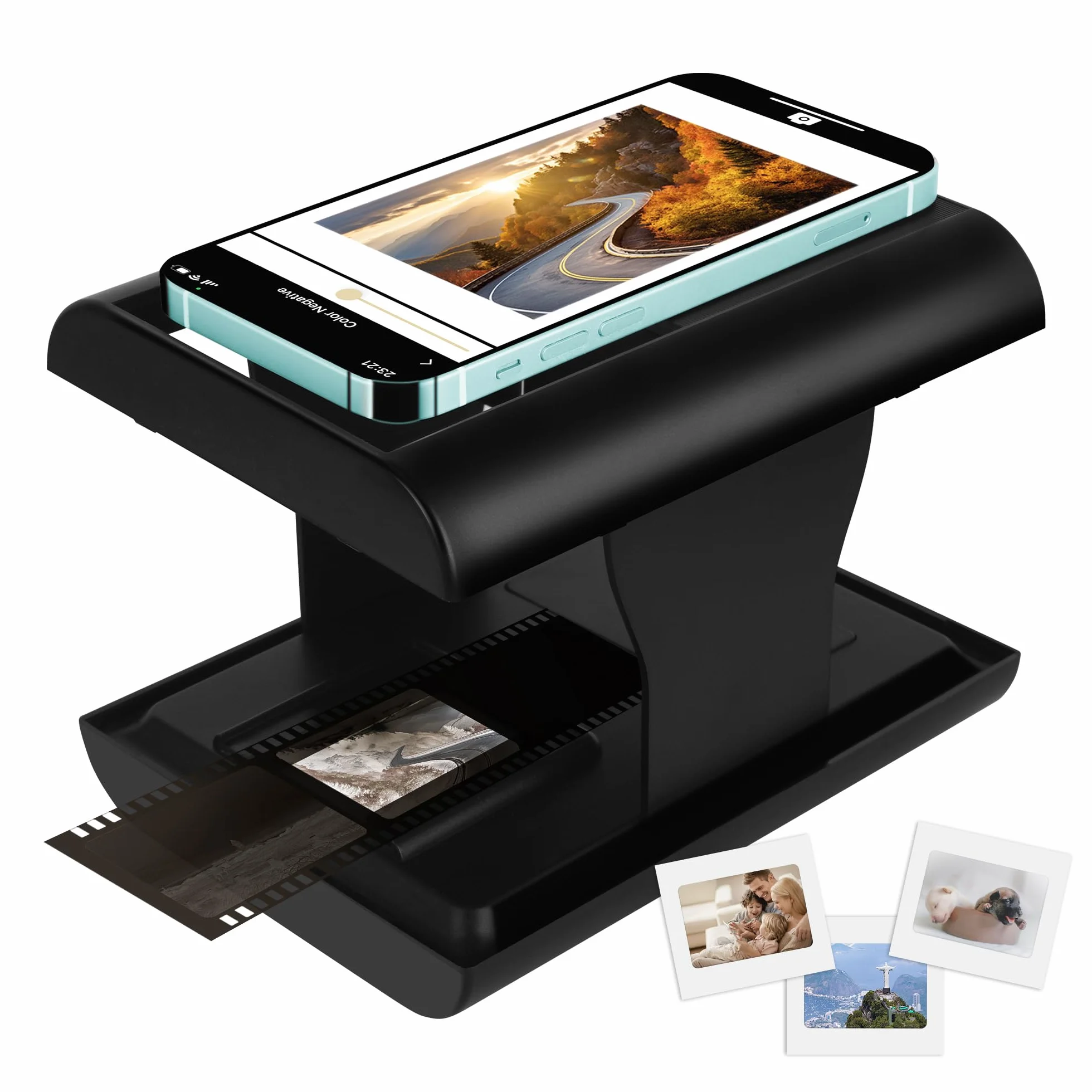Scanner de films 35 mm, scanner de diapositives positifs et négatifs, scanner photo