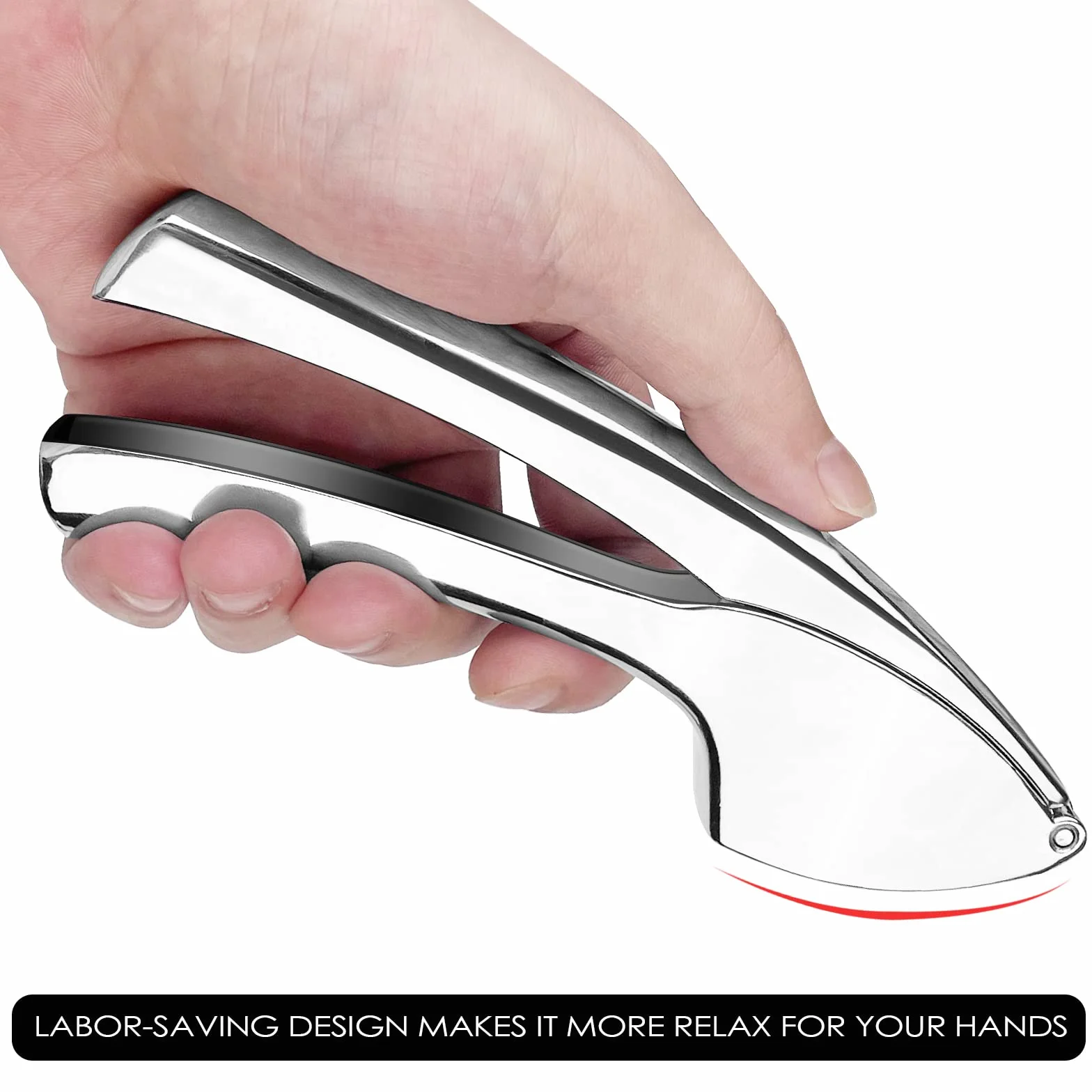 Presse-Ail Manuel Extra Fort en Alliage de Zinc Ecrase Ail Garlic Press