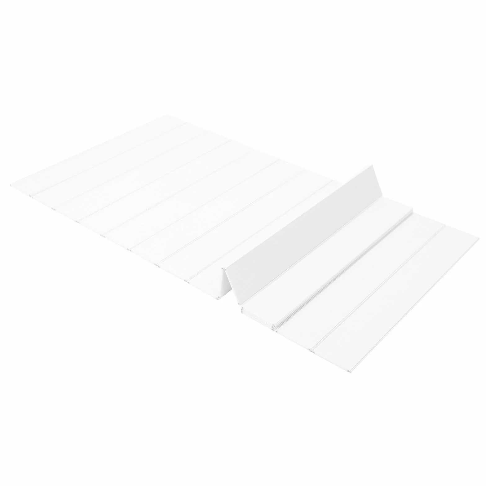 Plateau de baignoire pliable 160 x 70 cm PVC anti-poussière blanc