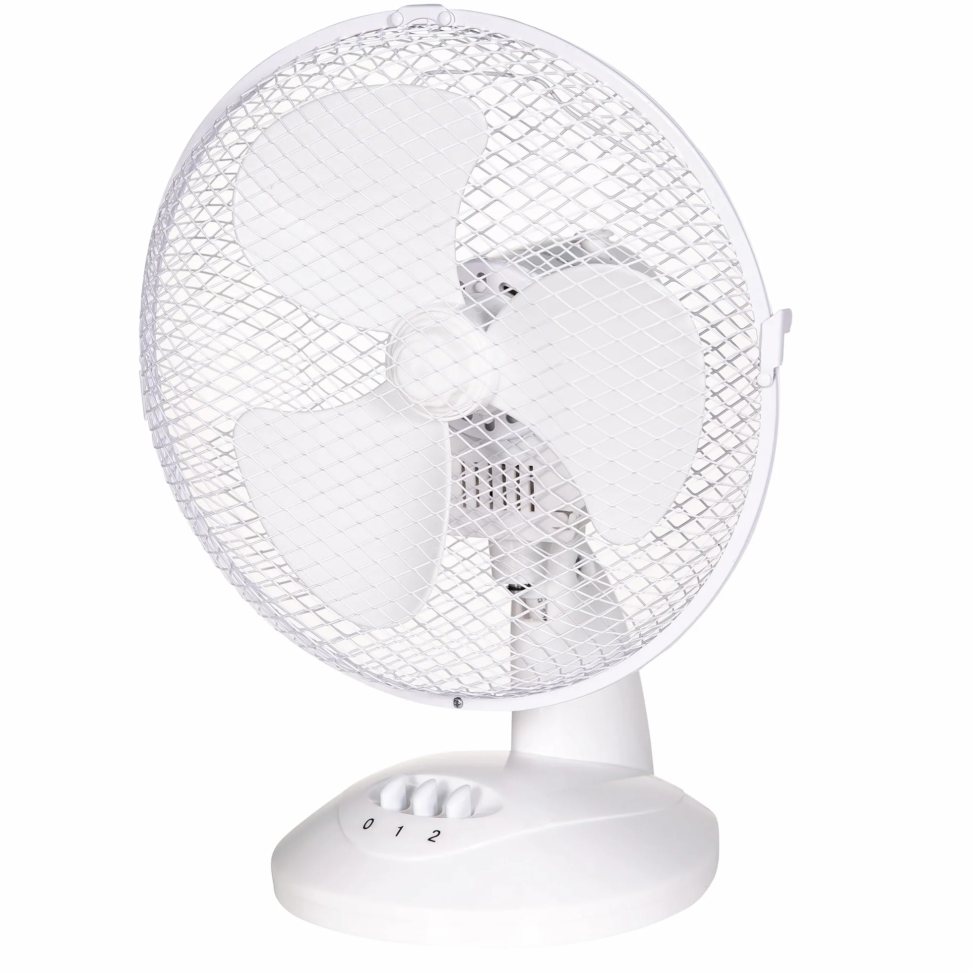 Russell Hobbs Rhpdf0921 Ventilateur De Bureau Portable 22.9 Cm 2 Vitesses Oscillation Grand Angle Silencieux