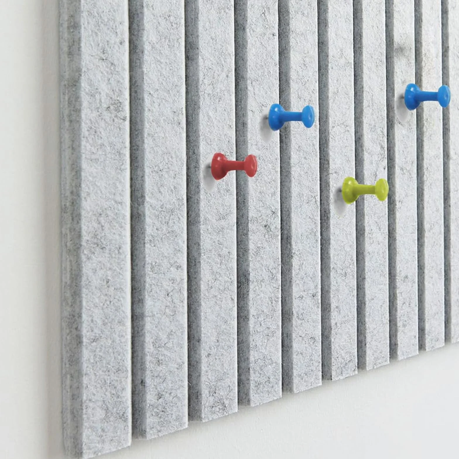 Tableau en feutre autocollant 60x90 cm avec épingles, Tableau Vision 30x30 cm, Marron