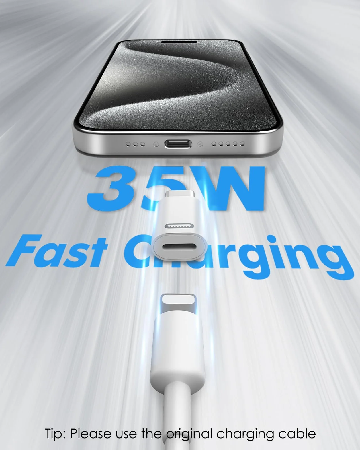 MoKo Adaptateur Lightning Femelle vers USB C 2 Pièces pour iPhone 17 Air 16 15 Pro Max Plus iPad Pro Air Blanc PD