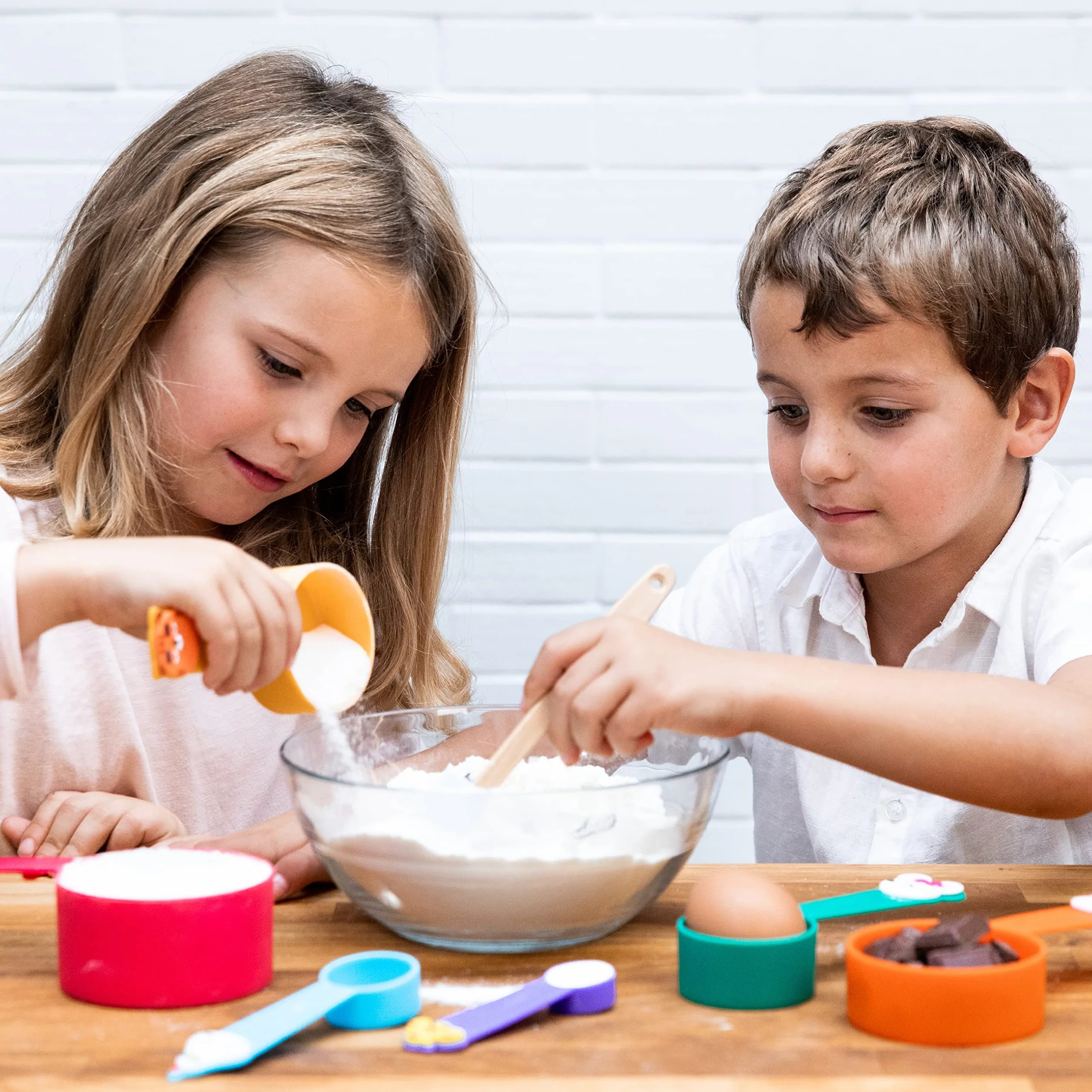 Chefclub Kids Ustensiles Cuisine Enfant Tasses Doseuses Ludiques Mesurer Jeu Apprendre 4 ans
