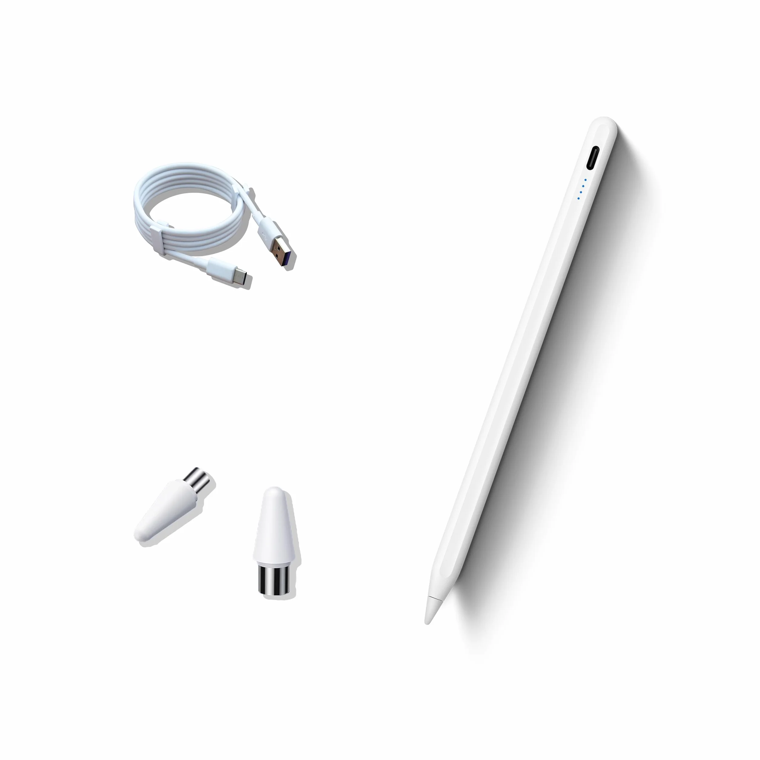 Pensel elektroniczny do tabletów - zamiennik Apple Pencil do iPadów z lat 2018-2024, bez potrzeby połączenia Bluetooth