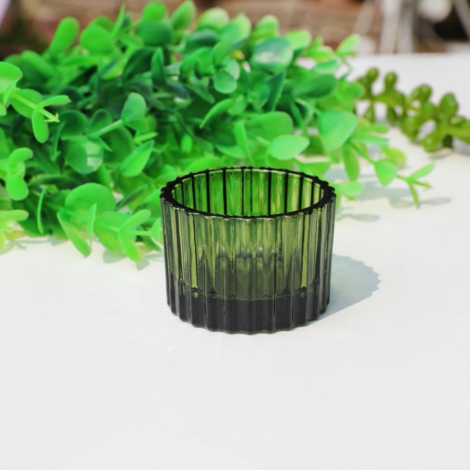 Lot de 24 photophores Verts