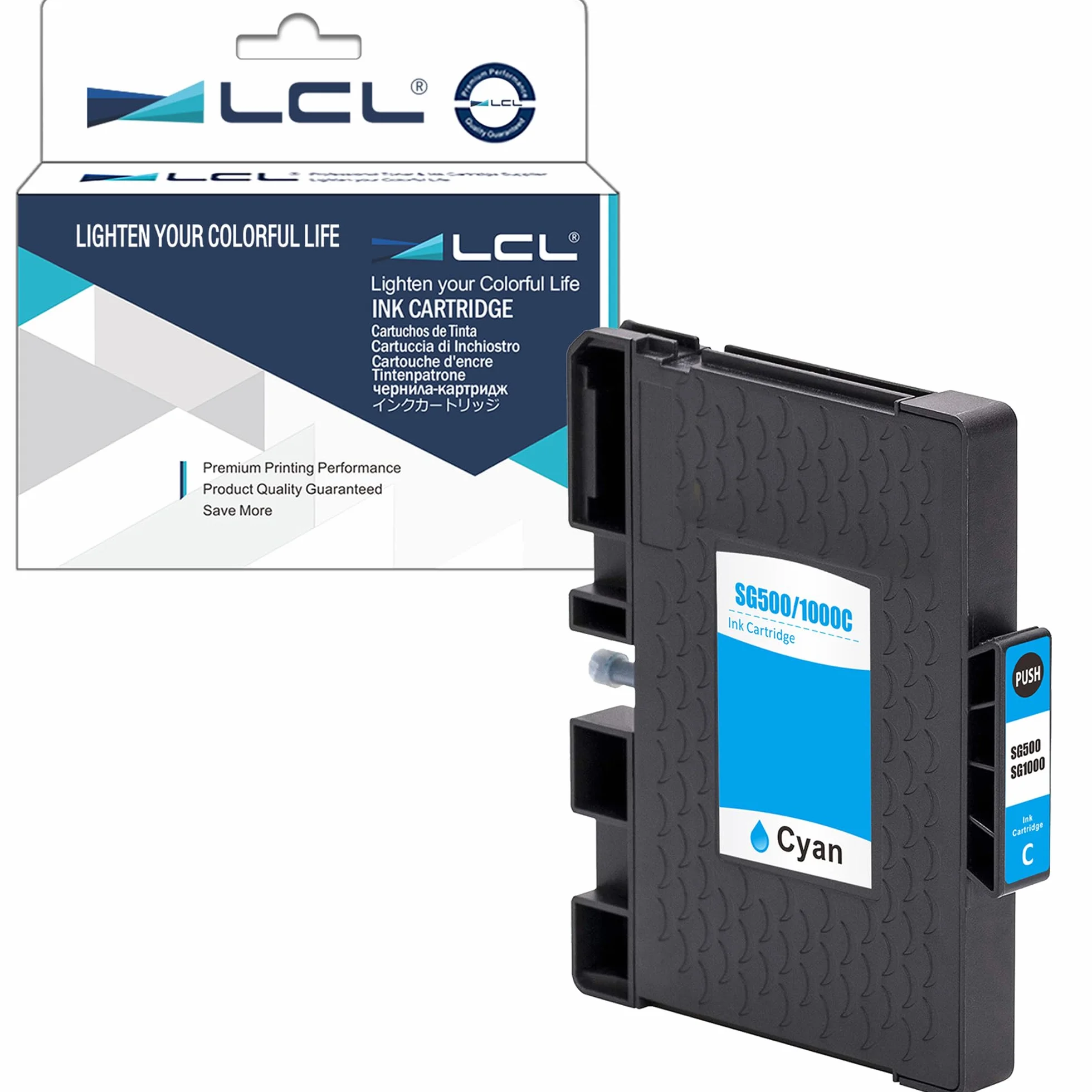Cartouche d'encre Sublimation Compatible SG500 SG1000 PRINTAN Dink Haute Capacité Cyan