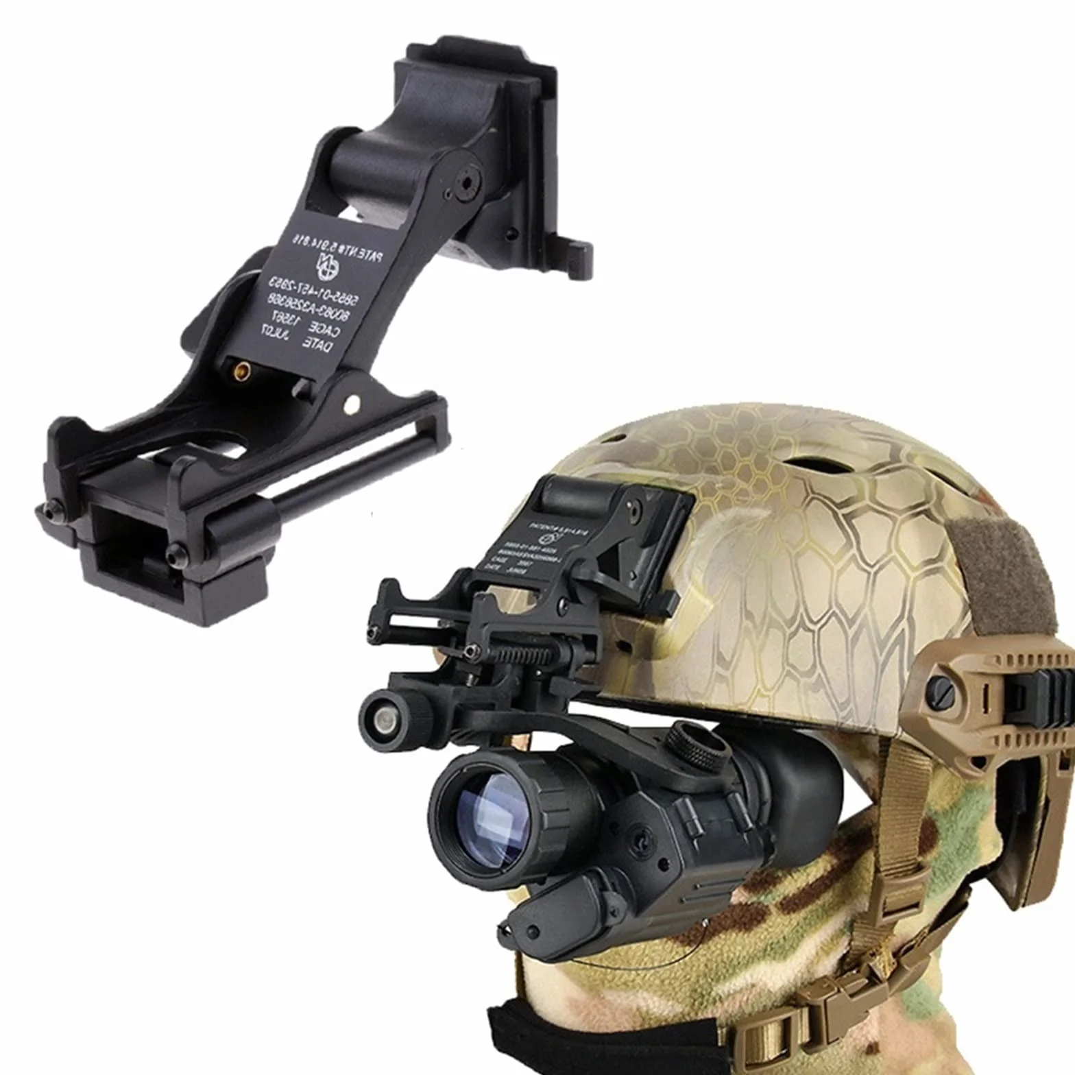 Gogle noktowizyjne Tactical MICH M88 szybki zestaw do montażu na kasku dla Rhino NVG PVS-14 PVS-7 gogle noktowizyjne monokularowy noktowizor akcesoria do kasku