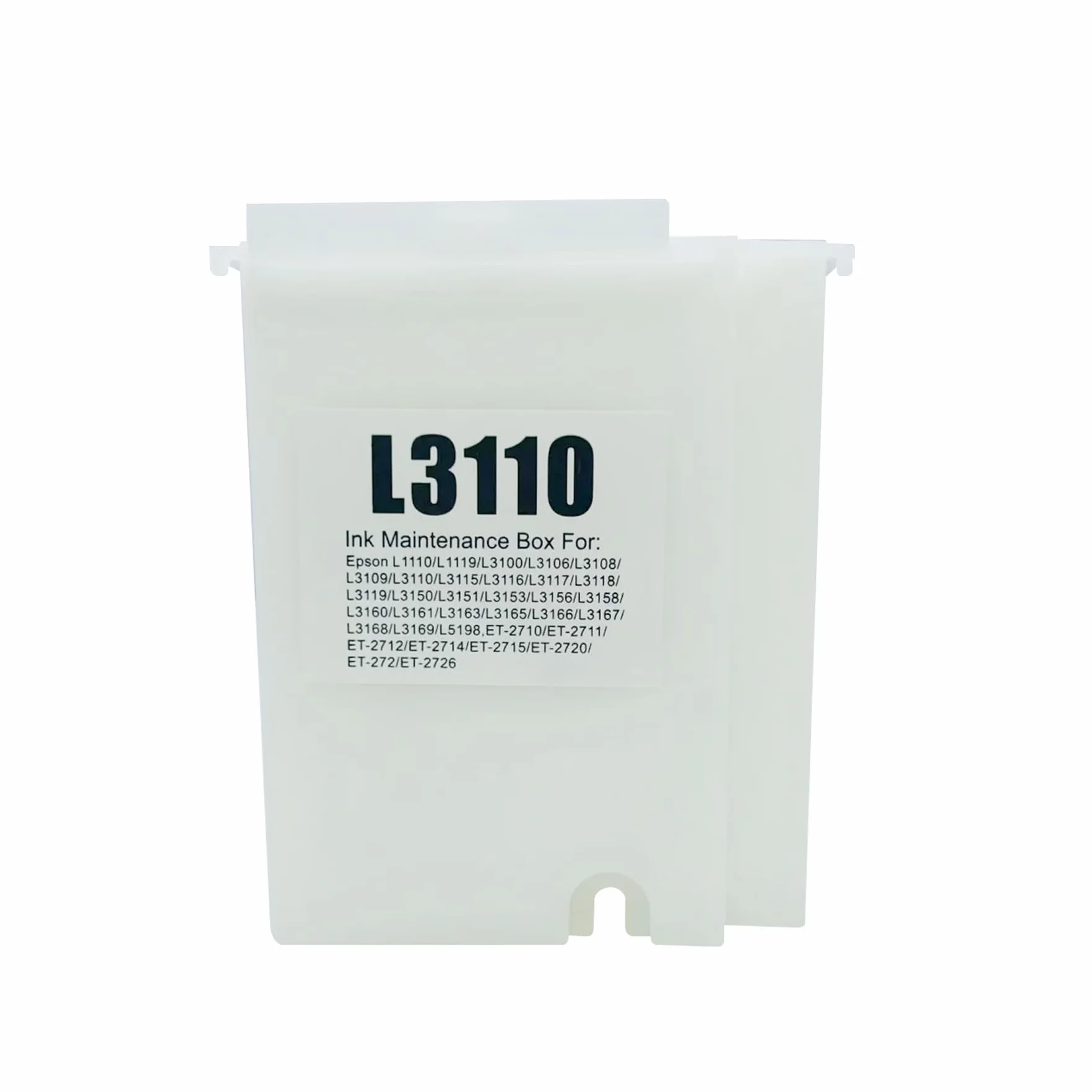 Lot de 2 réservoirs d'encre à déchets L3110 compatibles EcoTank ET-2810 ET-2812 ET-2814 ET-2803 ET-2710 ET-2712 ET-2714 ET-2715 ET-2720 ET-2726
