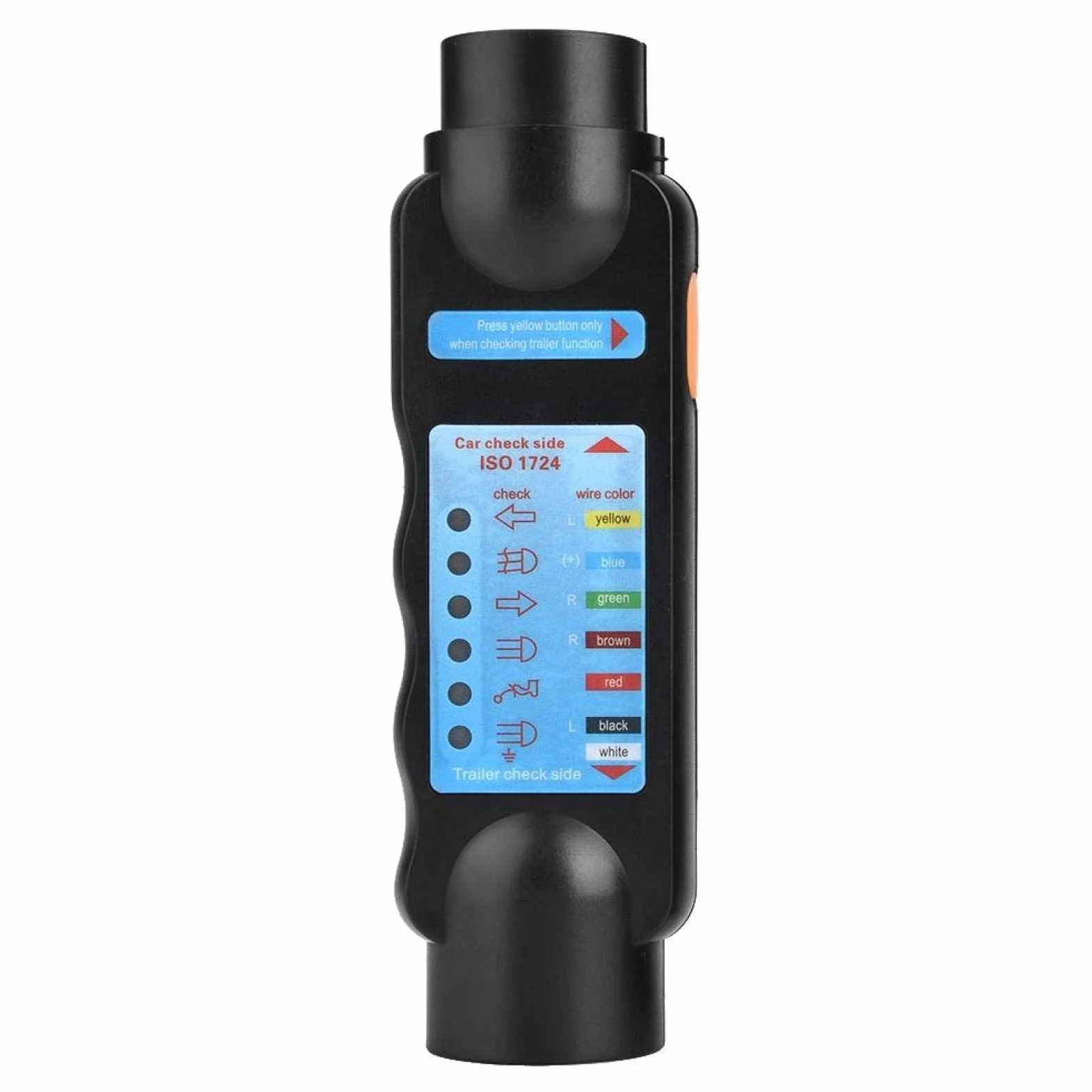 Gniazdo przyczepy tester zastępczy profesjonalny 12 V 7 pin/13 Pin światło holowanie przewód przewód wtyczka gniazdo tester wtyczka gniazdo gniazdo tester okablowanie narzędzie diagnostyczne do przyczep samochodowych