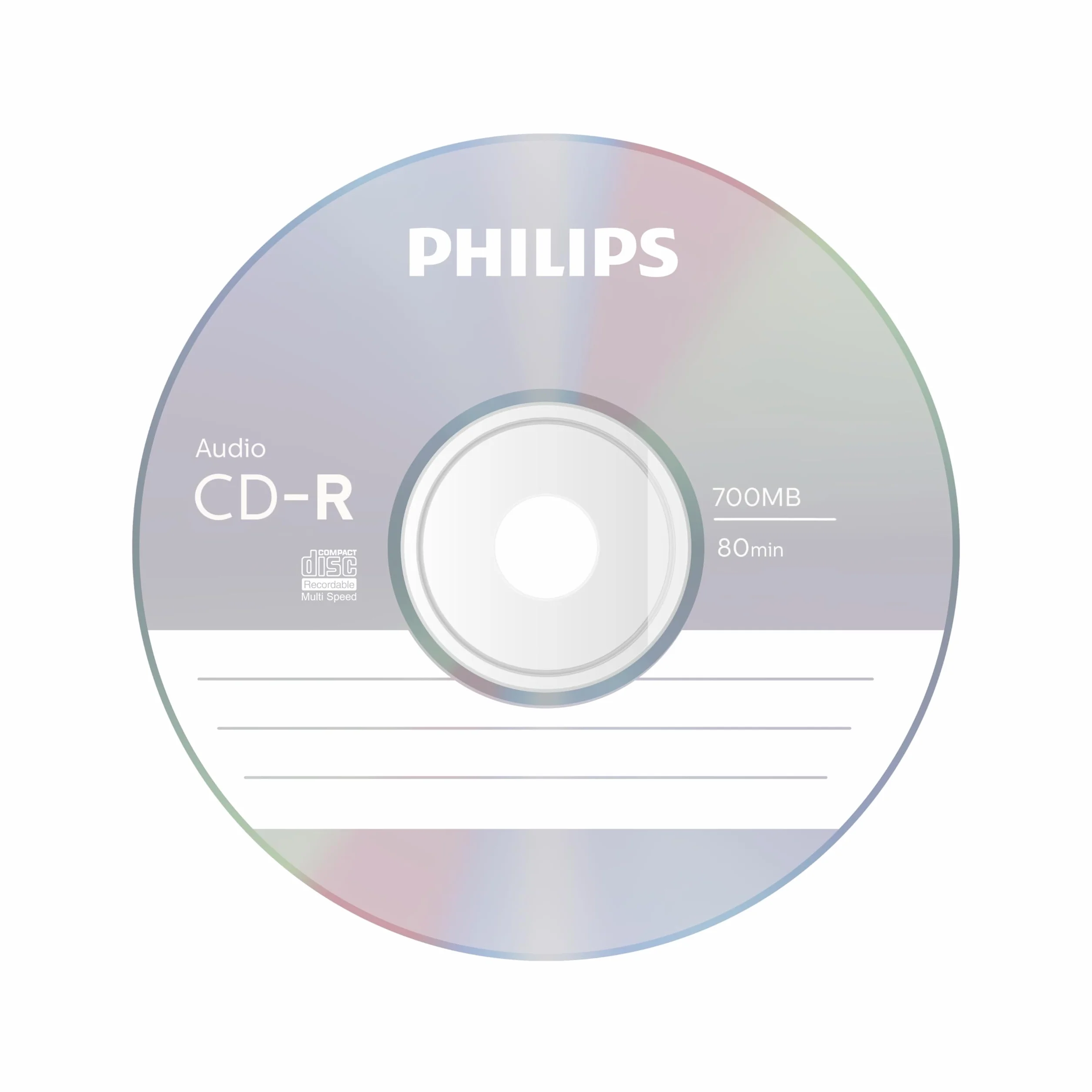 Philips CD-R Audio 700MB 80min 10-Pack Jewel Case