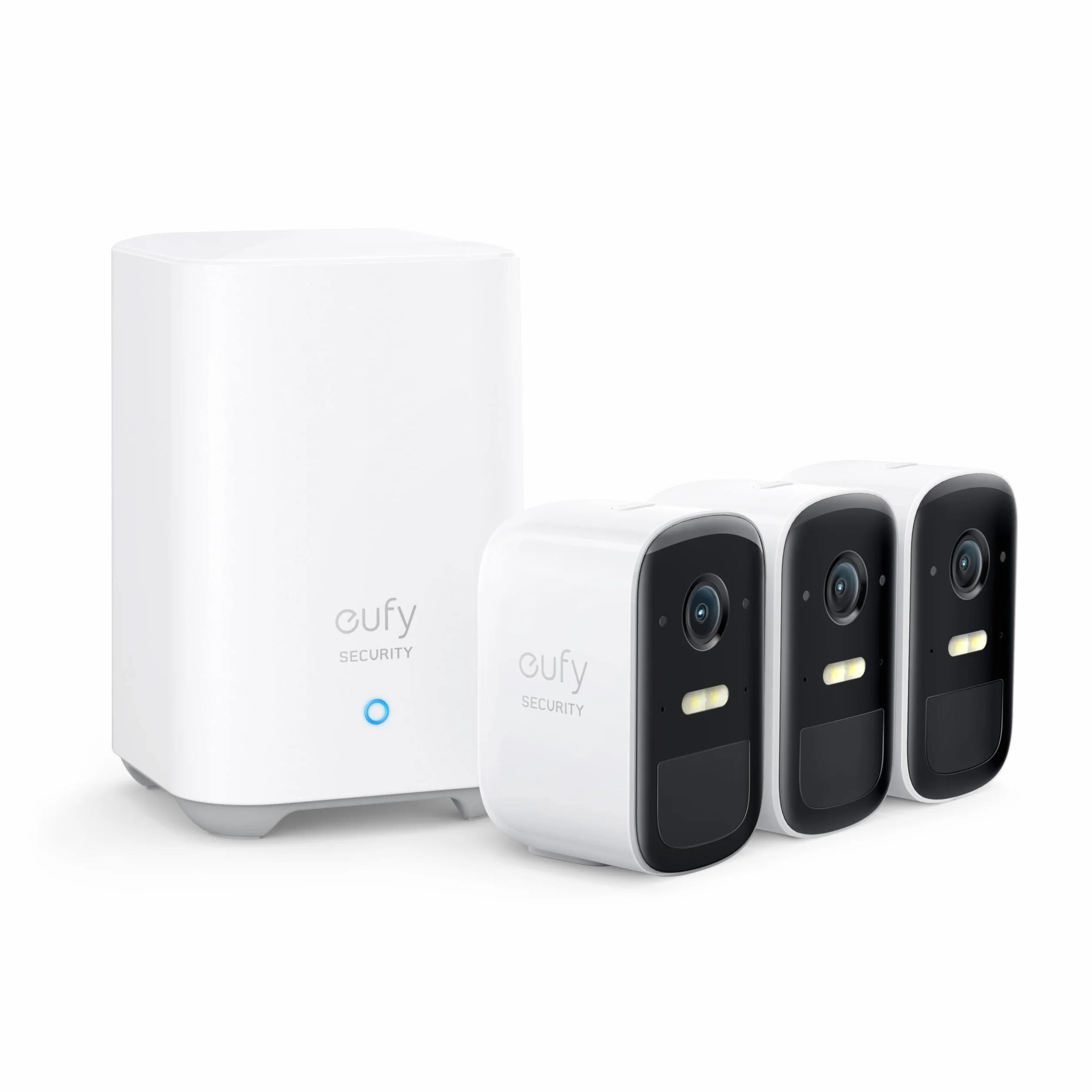 eufy Security,eufyCam 2C 2-Cam Kit,zewnętrzna kamera bezpieczeństwa,bezprzewodowy system ochrony domu z180-dniową żywotnością baterii, kompatybilność z HomeKit
