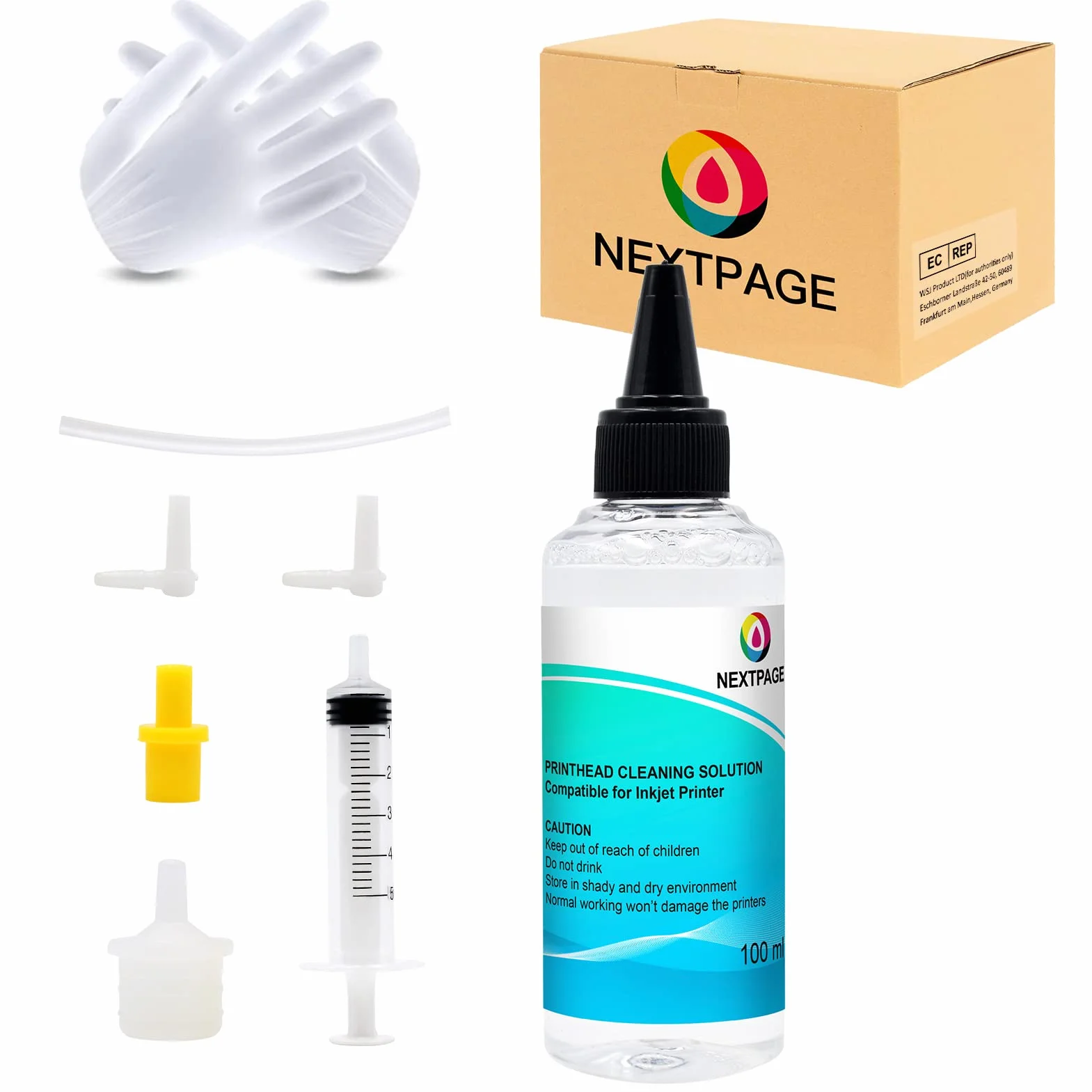 Liquide de nettoyage pour tête d'impression 100 ml Epson HP Canon Brother