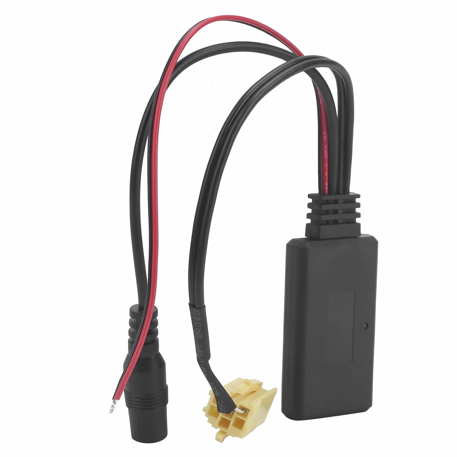 Samochodowy moduł Bluetooth, DC12V 6Pin Bluetooth 5.0 AUX adapter audio z mikrofonem 59.1in kabel pasuje do Fiat Ducato 2011