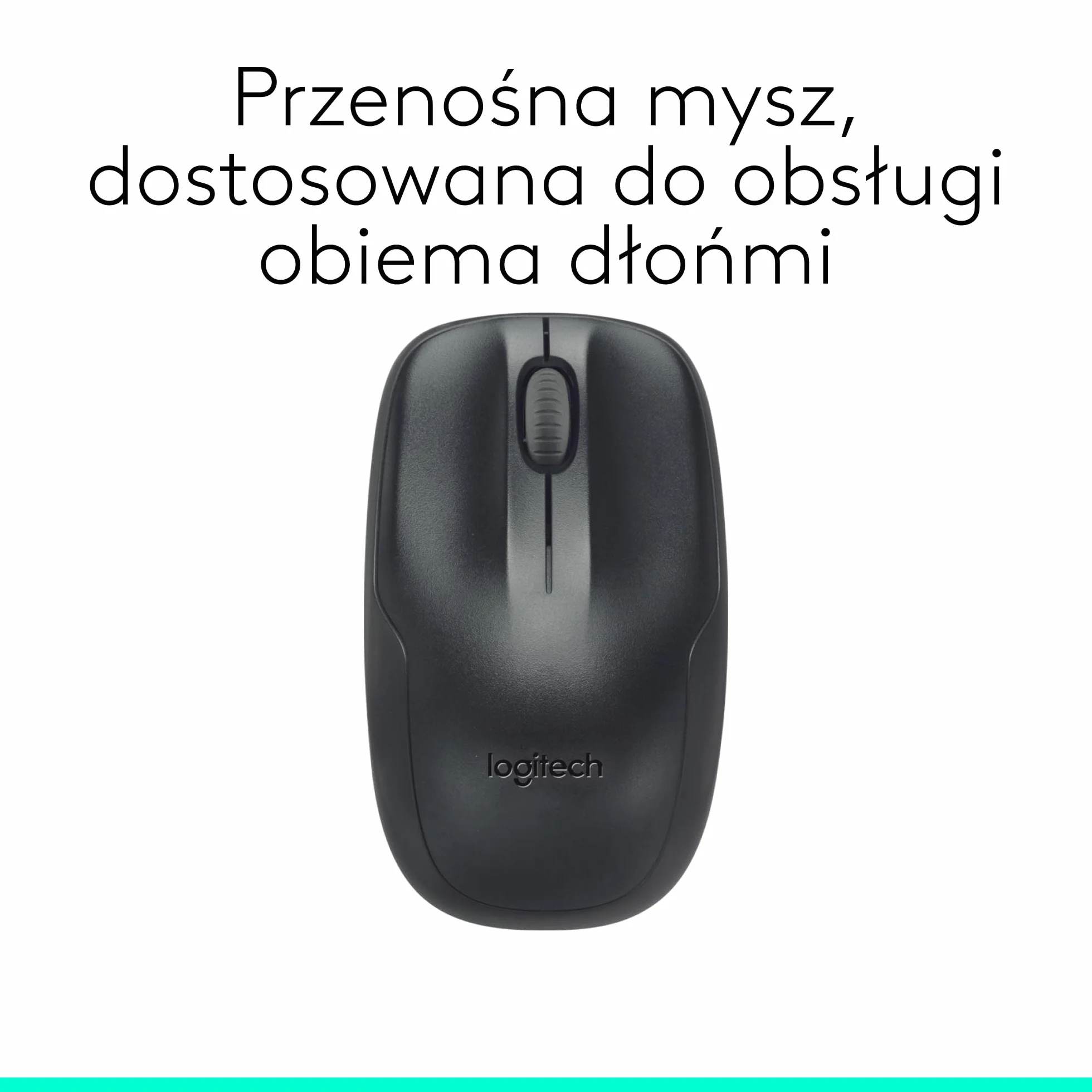 Logitech MK220 Compact Combo, Zestaw Klawiatura i mysz dla systemu Windows, 2,4 GHz Odbiornik USB Unifying, 24 pracy na baterii, PC, laptopem, QWERTY układ US Intl - Czarny
