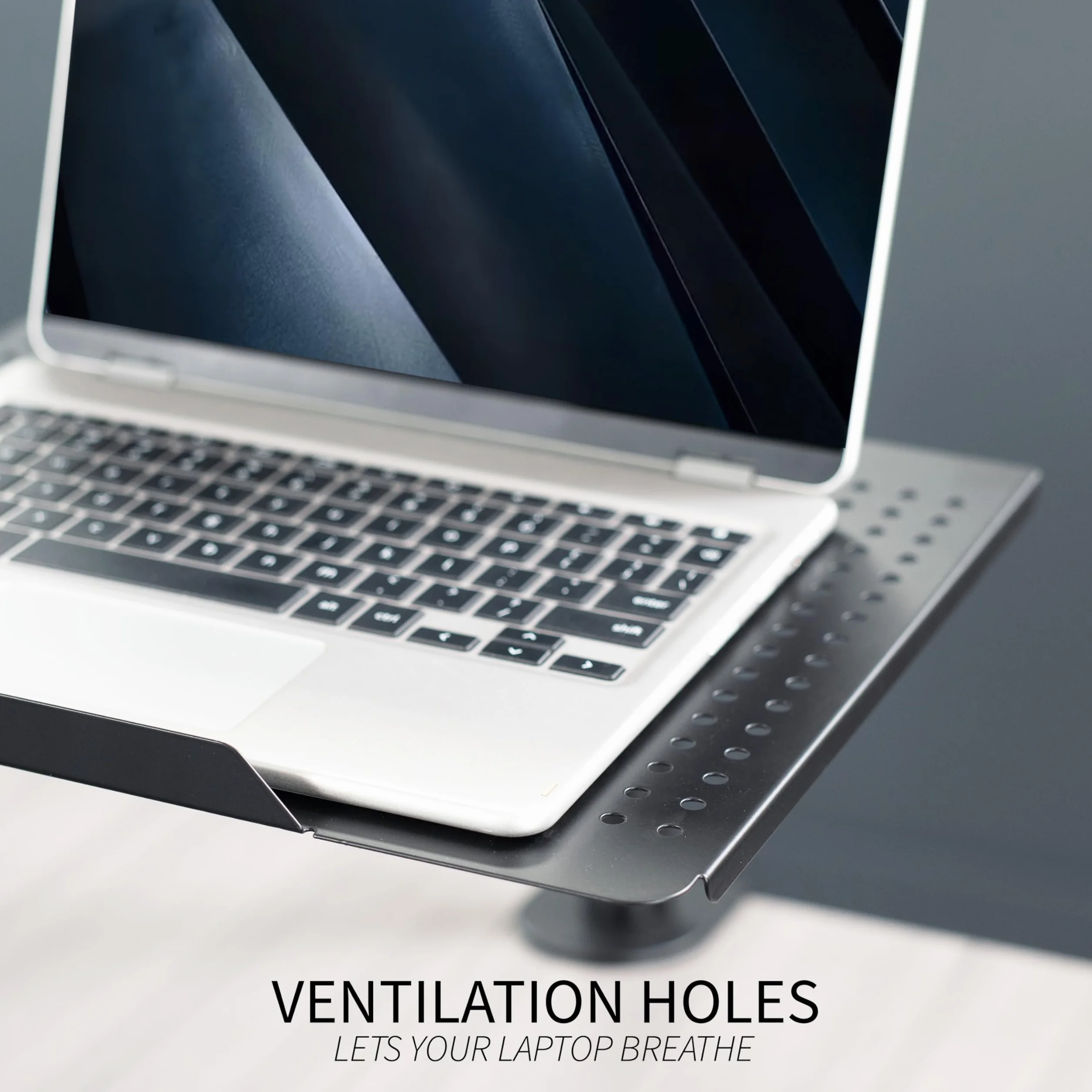 VIVO Pojedynczy stojak na biurko na laptopa - w pełni regulowane przedłużenie z zaciskiem C (STAND-V001L)