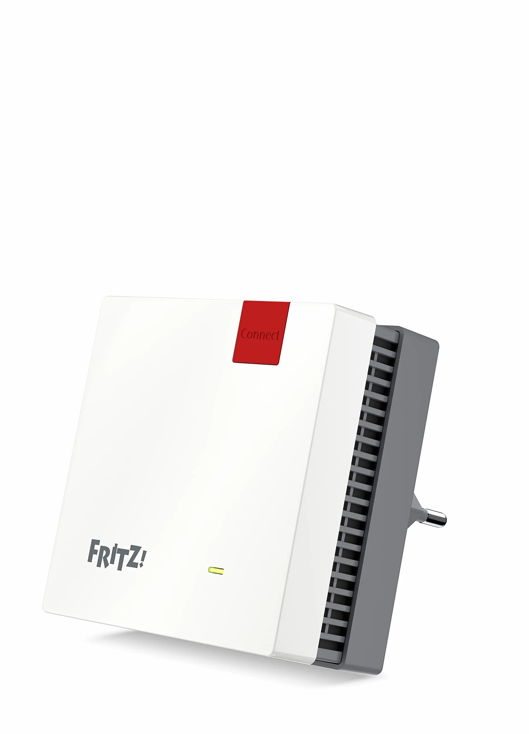 AVM FRITZ!Repeater 1200 AX międzynarodowy, Wi-Fi 6 Mesh Repeater, do 2.400 Mb/s (5 GHz) i do 600 Mb/s (2,4 GHz), 1 x port sieciowy Gigabit)