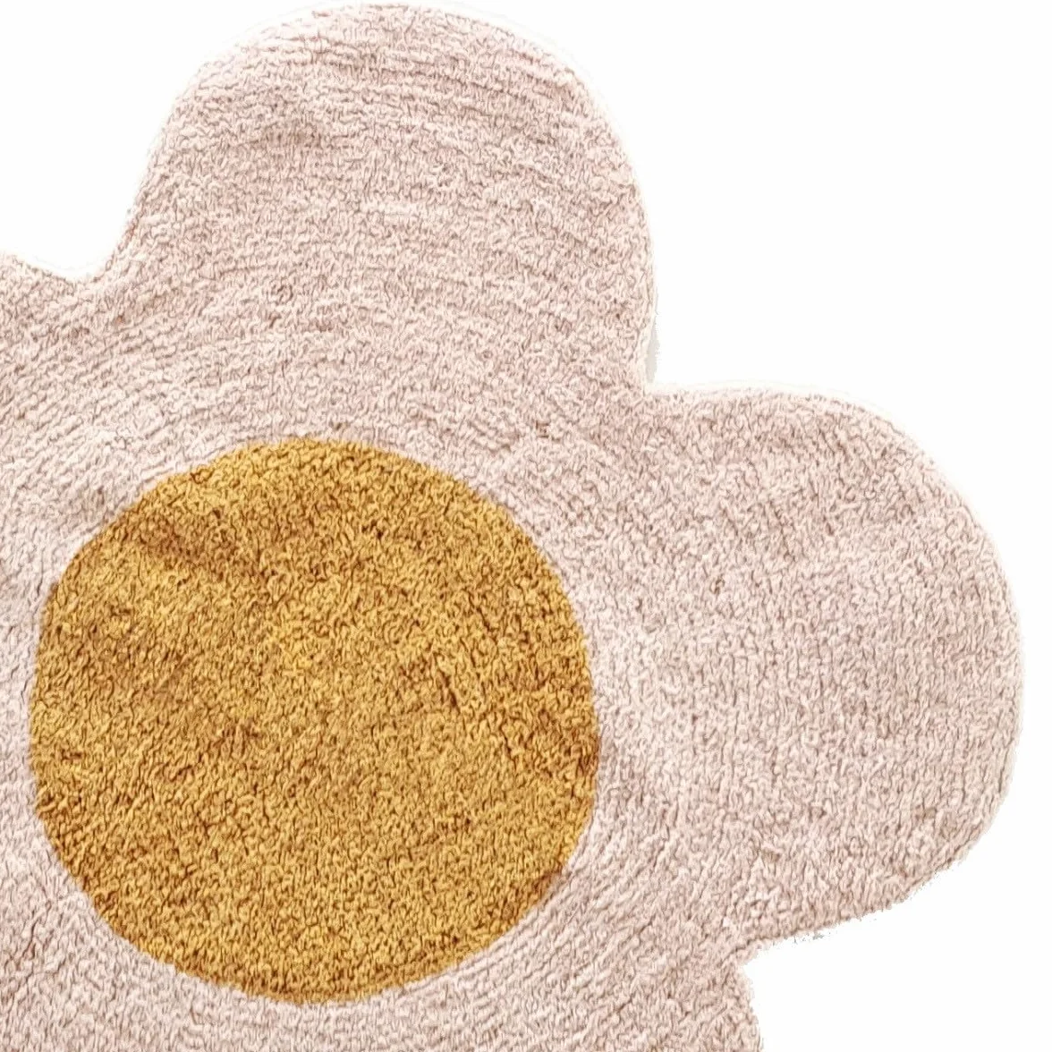 Tapis Marguerite Enfant en Coton tufté 80x80cm