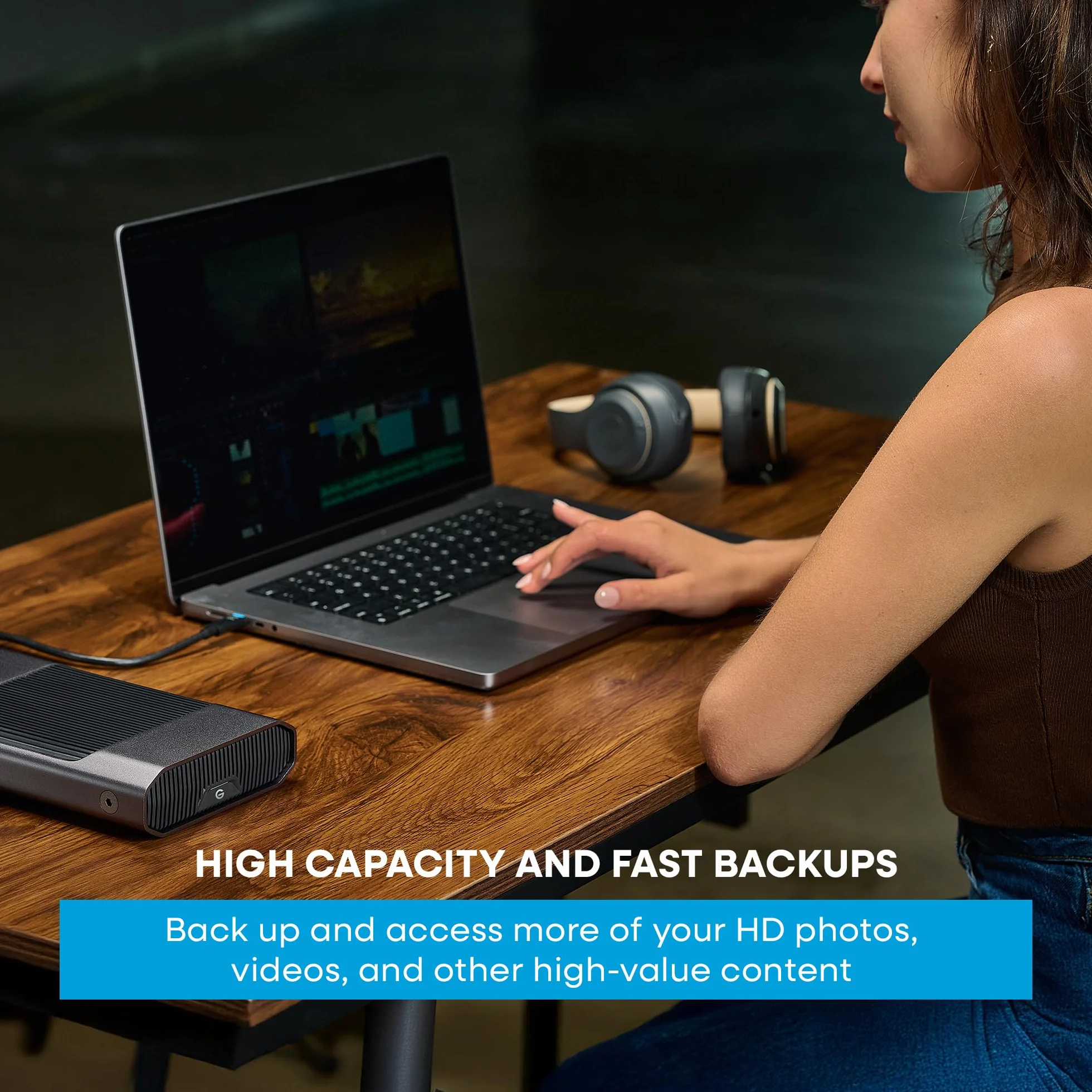 SanDisk Professional G-DRIVE 18TB Enterprise-Class Desktop dysk twardy, do 250 MB/s USB-C (5 Gb/s), USB 3.2 Gen 1