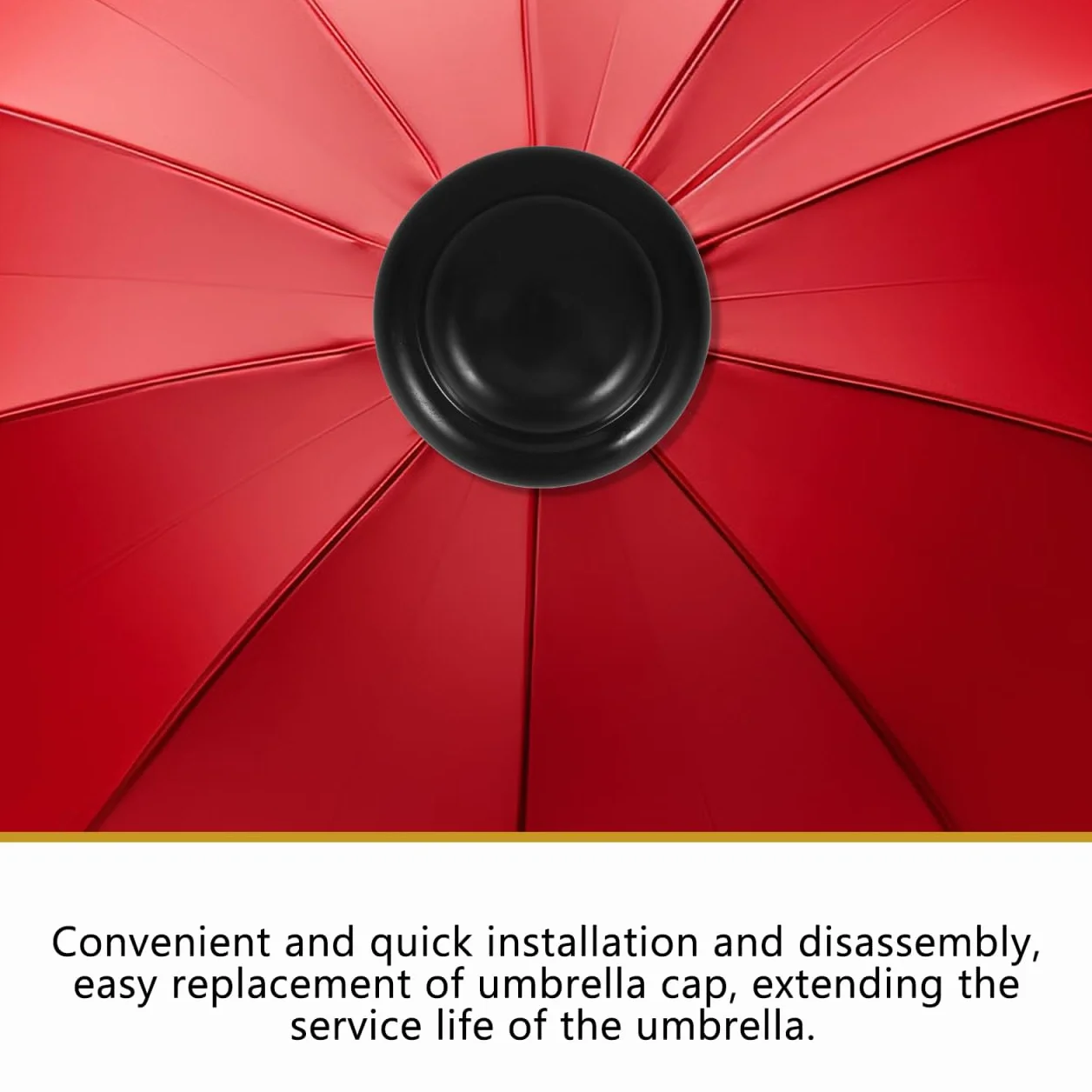 Mobestech Parasol Remplacement 9x9x1 Pouces Protection Soleil Pluie Vent Accessoire Extérieur