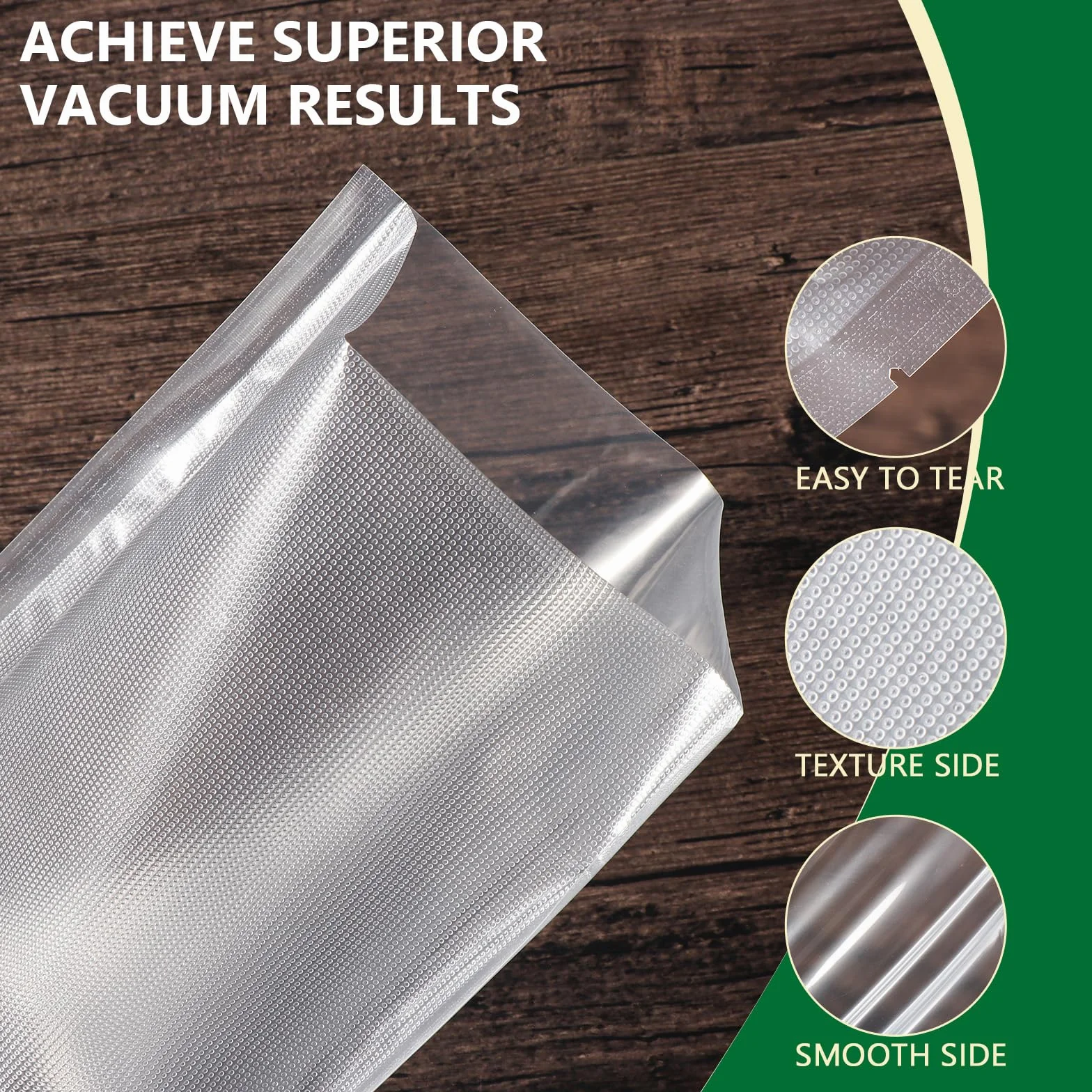 Sacs Sous Vide Alimentaire 20 x 30 cm 100 Sachets Vinabo