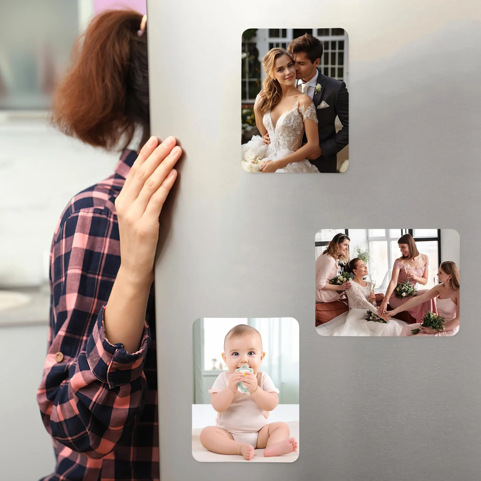 20 Pièces Aimants de Sublimation Blancs 6,5 x 9 cm pour Réfrigérateur Bricolage Cuisine