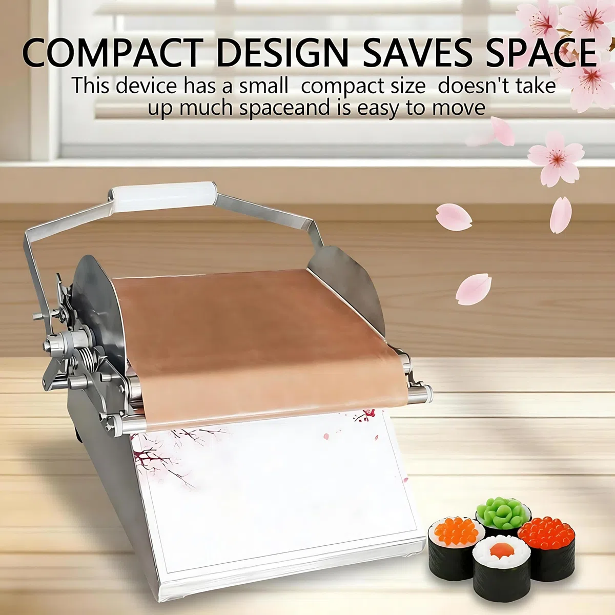 Kit de Fabrication de sushis Professionnel, Machine à Envelopper Les boulettes de Riz et Les algues, Tapis Roulant en Tissu de qualité Alimentaire, Activités manuelles pour Enfants