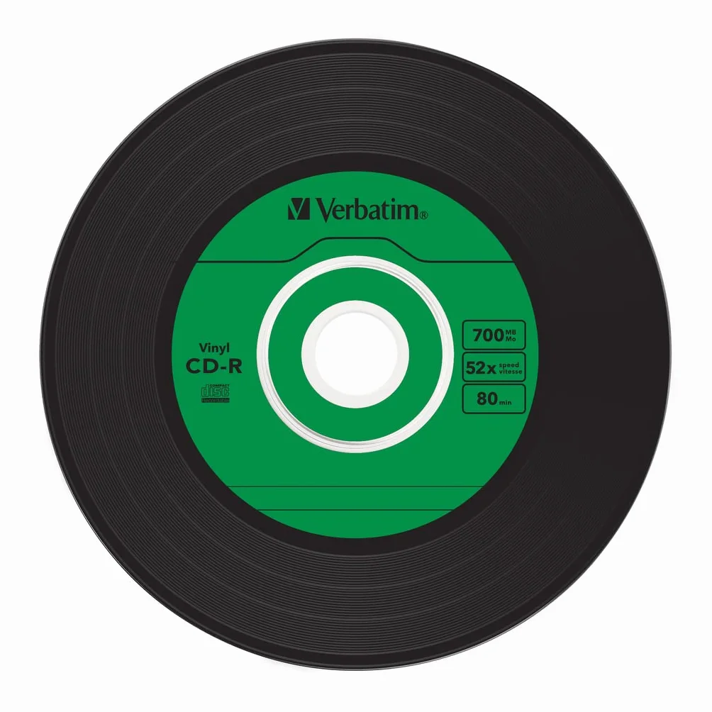 Verbatim Data Vinyl CD-R 700 Mo 52x Boîtier CD étroit