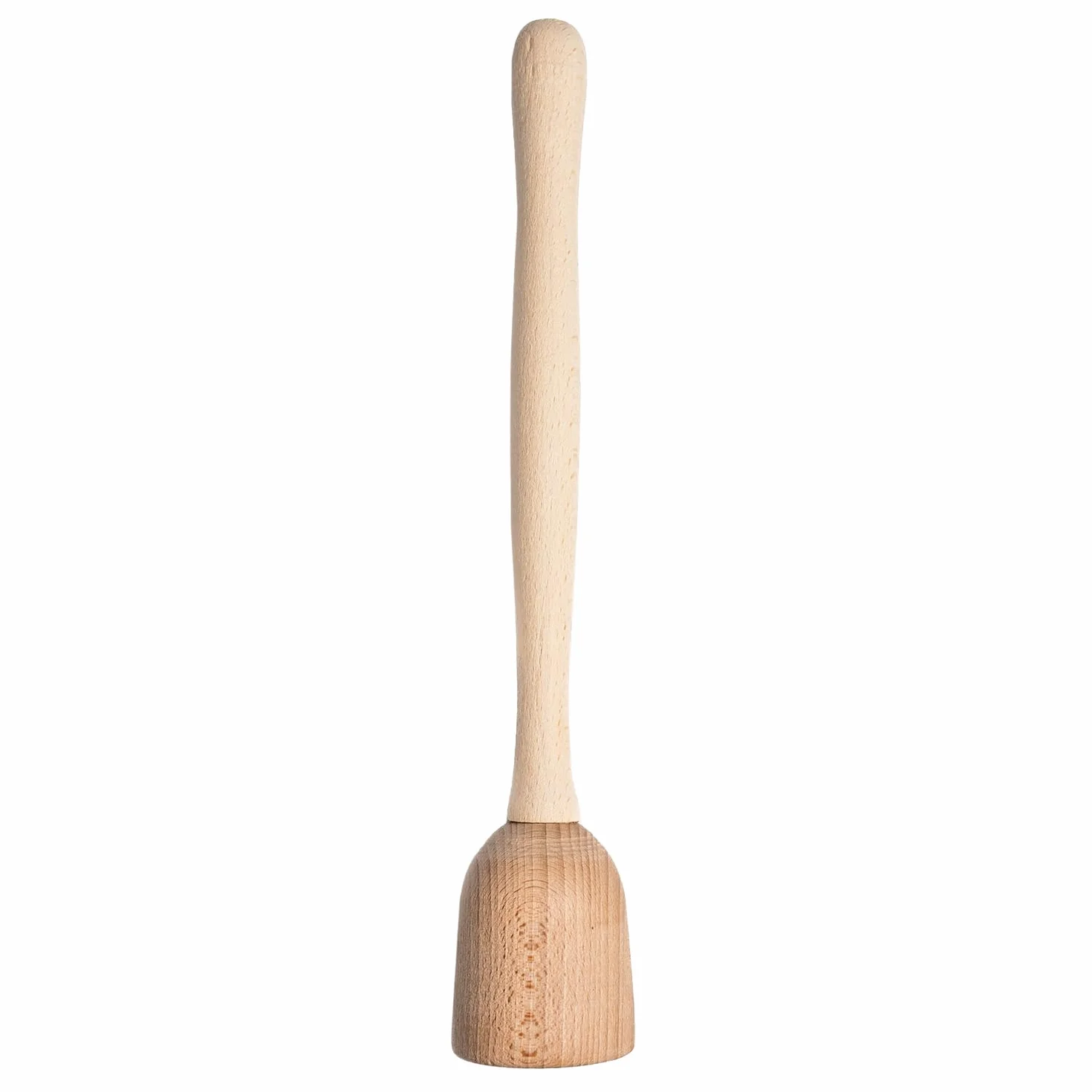 Chinchilla® Presse-purée en bois de hêtre marron écologique pour pommes de terre et légumes ergonomique