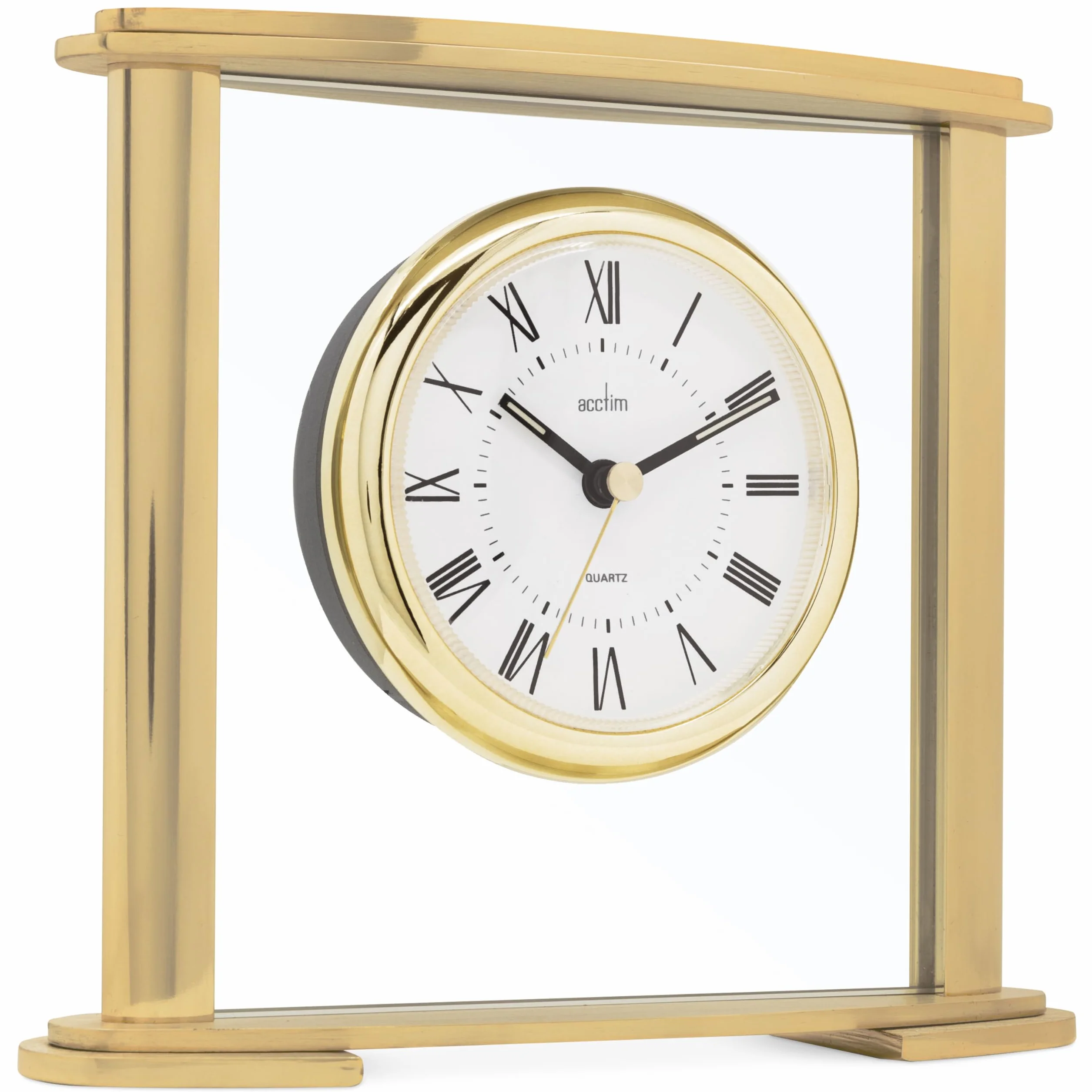 Acctim Colgrove Horloge de cheminée dorée