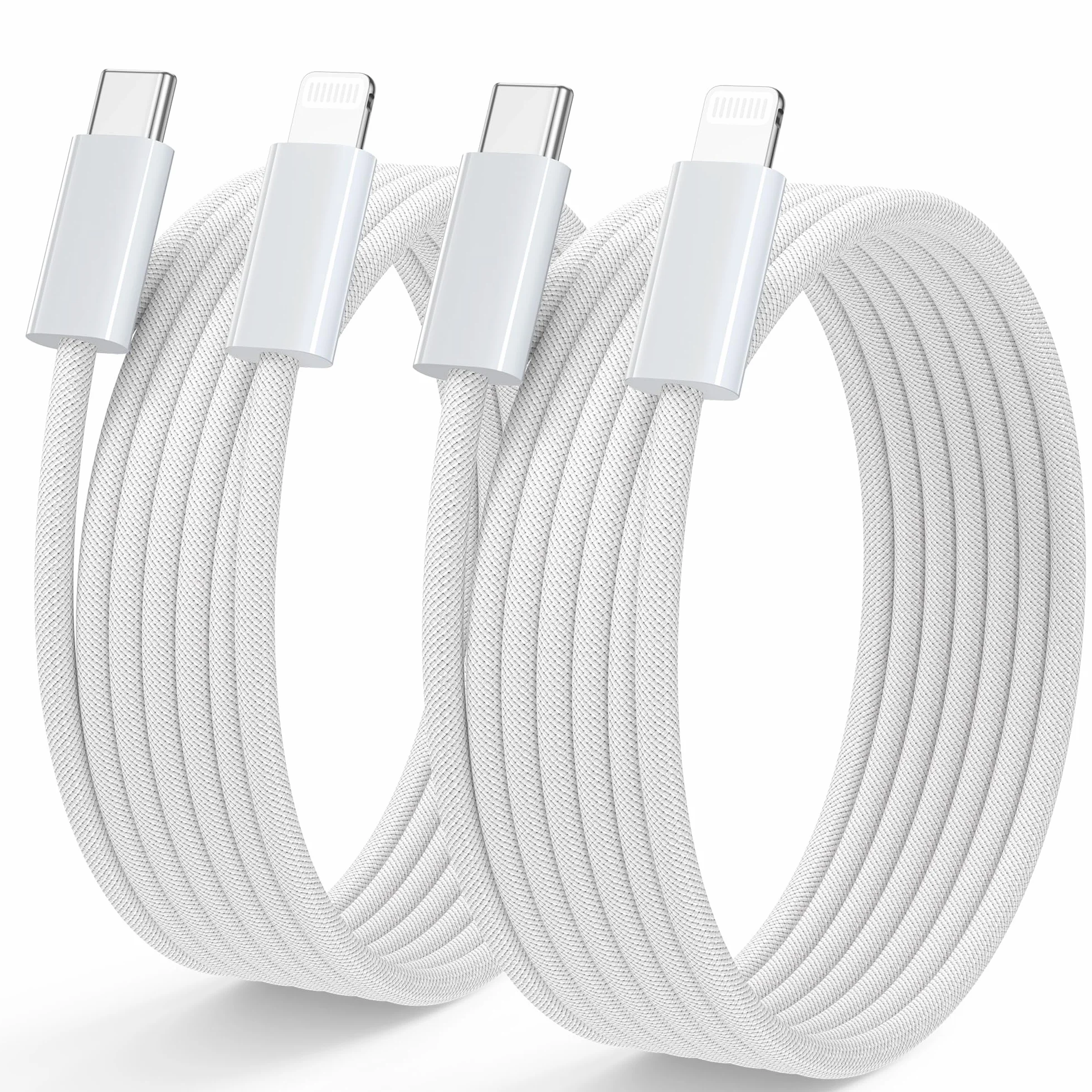 NIBIKIA Câble USB C vers Lightning 1M+1M MFi Certifié Charge Rapide iPhone 14 13 12 11 Pro Max Pro Plus XS XR X 8 7 SE