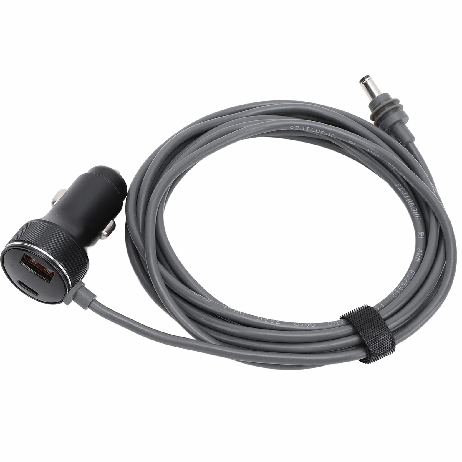 Mini Kabel Zasilający Adapter Samochodowy 12V DC na zapalniczkę, Satelitarny Kabel Zasilający Prądu Stałego o Długości do Mini, Kabel ładowarki Samochodowej (4M)