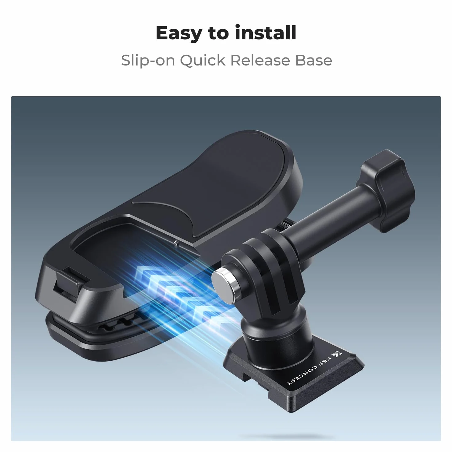 K&F CONCEPT Magnetyczny uchwyt do plecaka Clip Mount do DJI Osmo Action 5 Pro, pasek na ramię uchwyt obracany o 180° do Go Pro Hero 13 12 11 10, Osmo Action 6/5 Pro/4, Insta360 X5 X4 X3, DJI Osmo 360